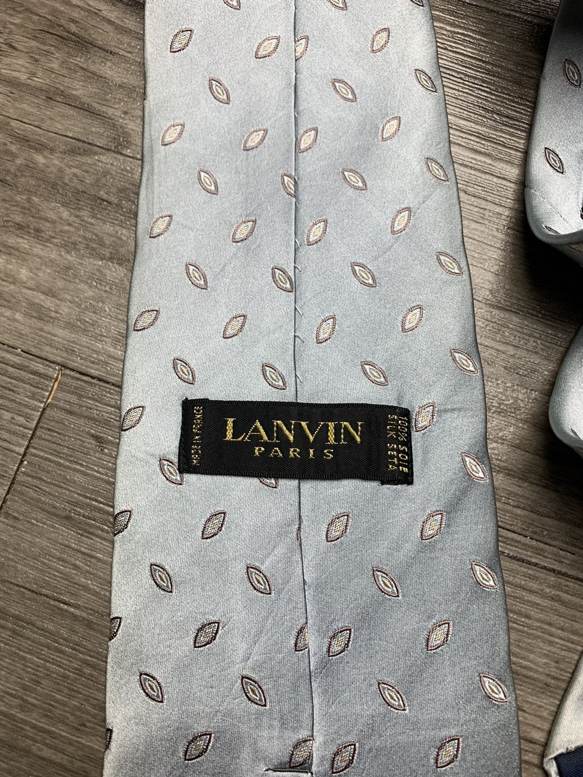 Lanvin Lanvin Tie 100% Silk Size ONE SIZE - 6 Thumbnail