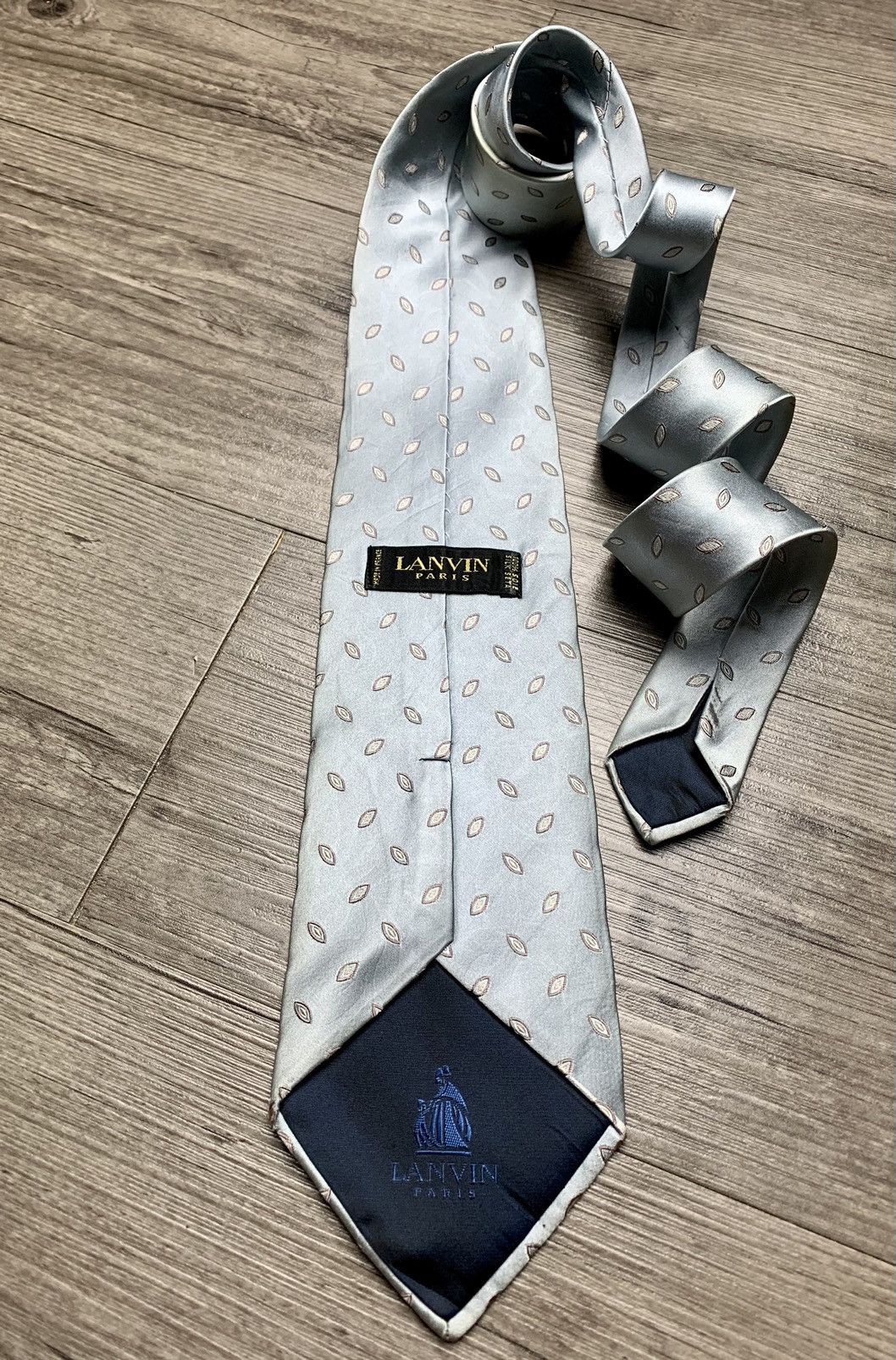 Lanvin Lanvin Tie 100% Silk Size ONE SIZE - 5 Thumbnail