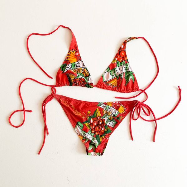 Christian Audigier Y2K Ed Hardy by Christian Audigier Swimsuit Bathing