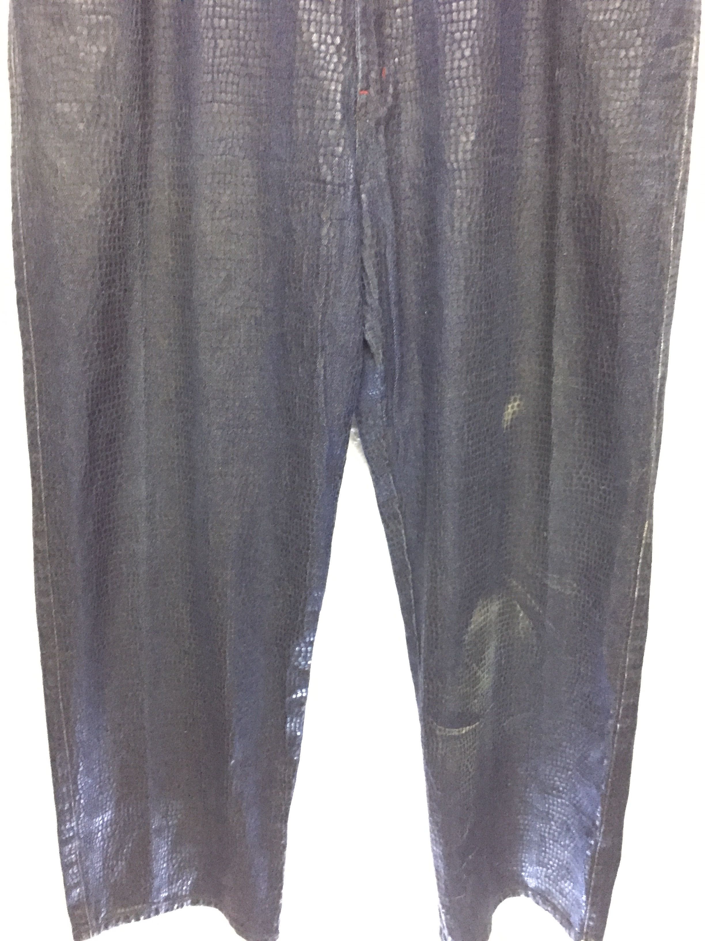Guess 90's Guess python snake print pants Size US 40 / EU 56 - 4 Thumbnail