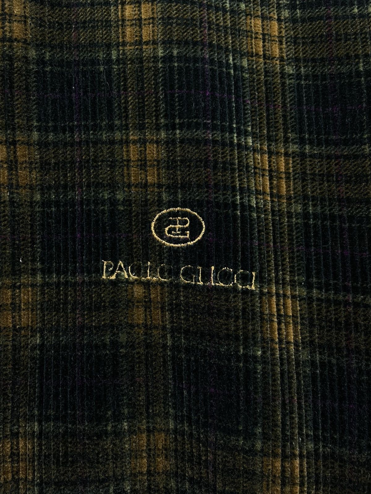 Paolo Gucci Vtg PAOLO GUCCI Corduroy Light Padded Jacket Size US M / EU 48-50 / 2 - 2 Thumbnail