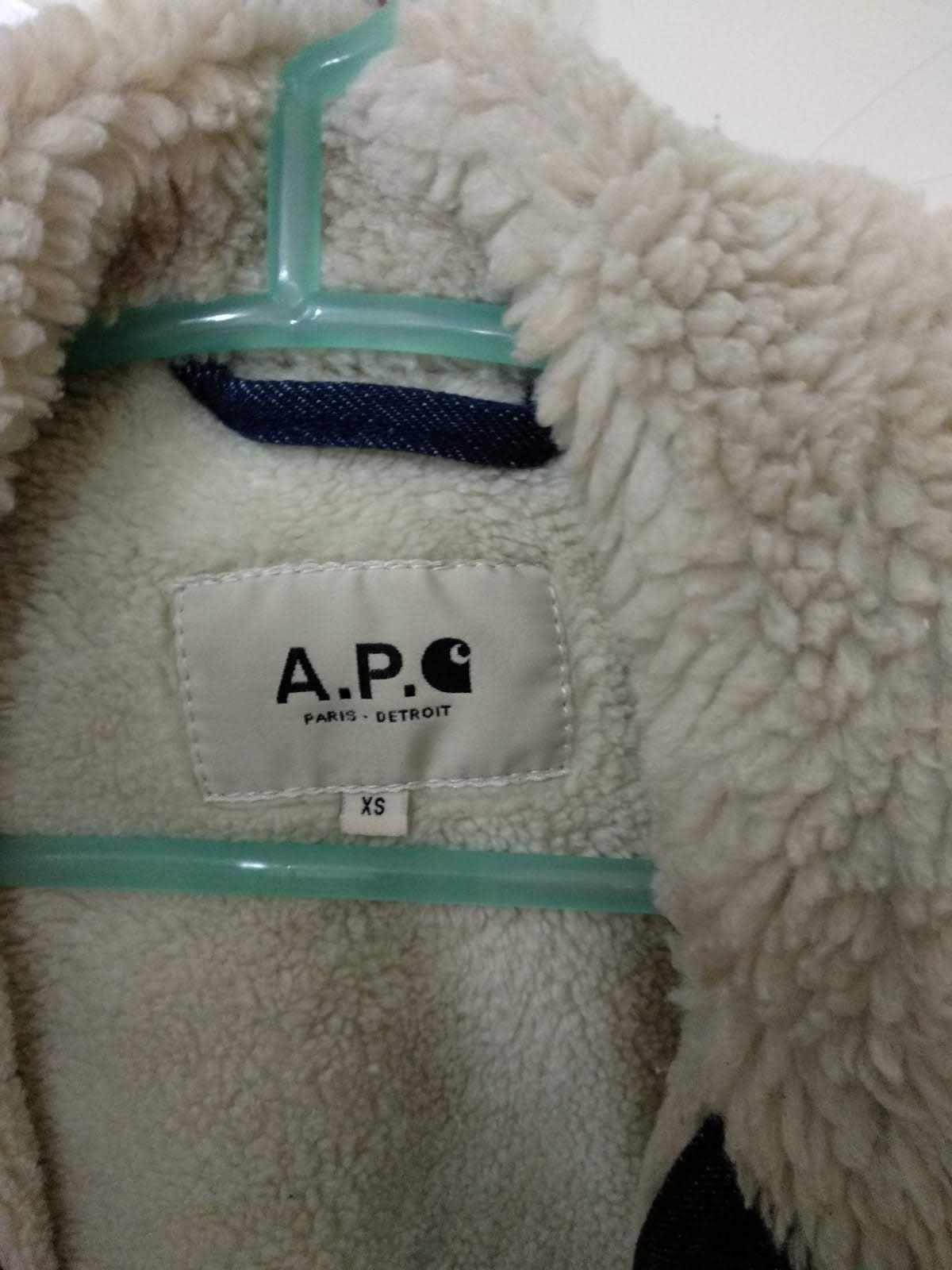 A.P.C. × Carhartt Apc x carhartt denim shearling bristol