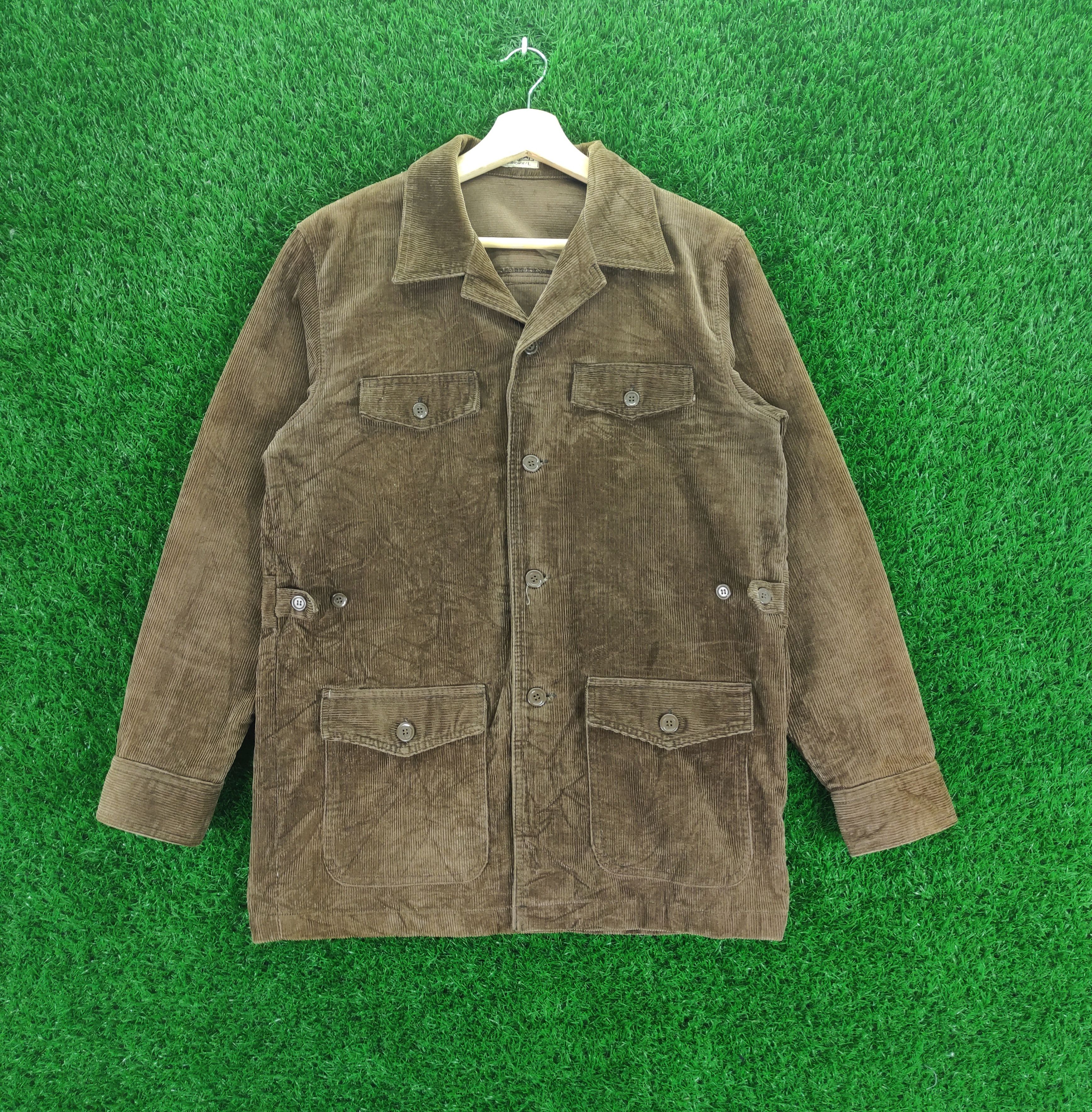 Vintage Big Way Corduroy Jacket Button Up