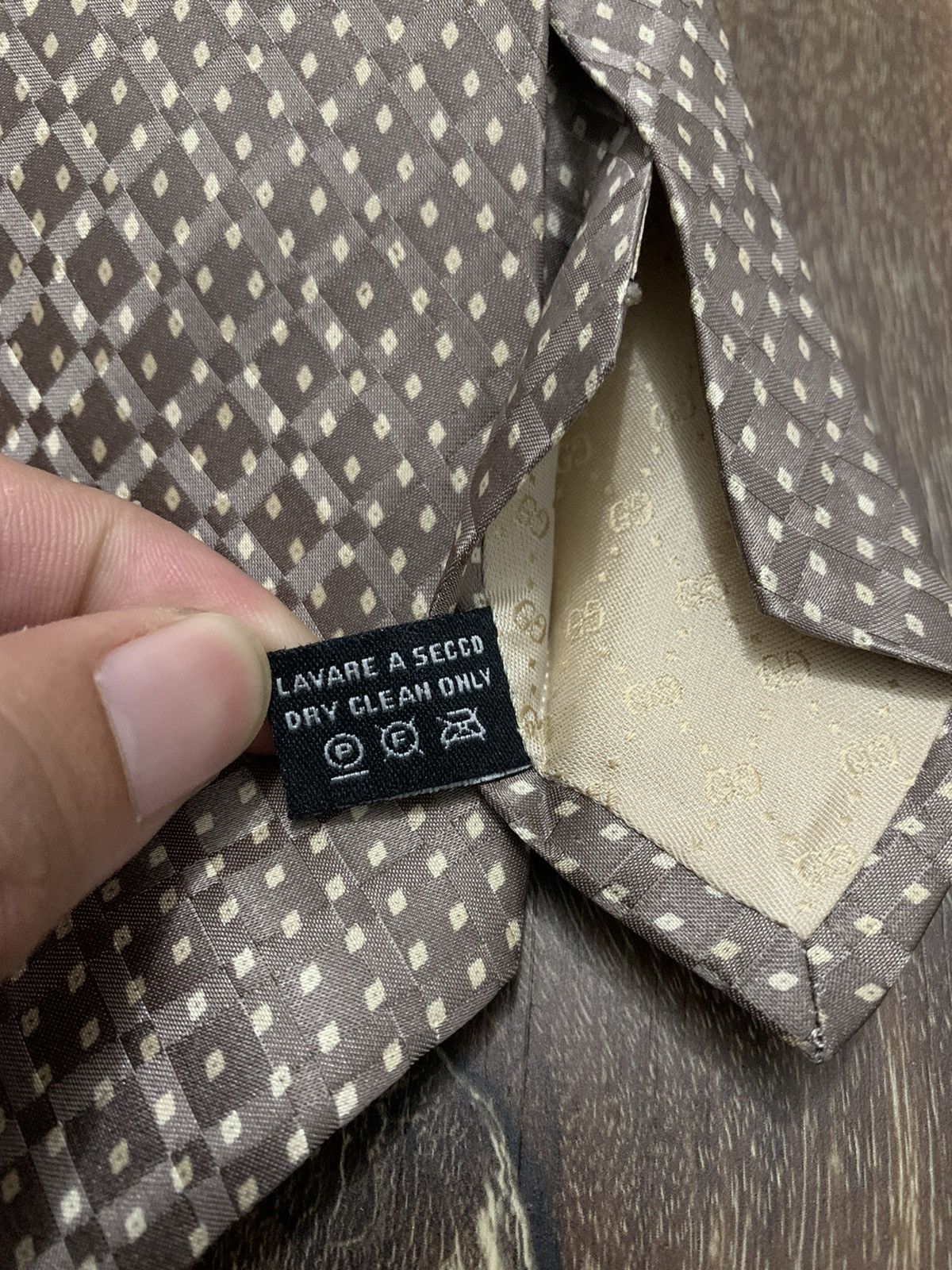 Gucci Gucci Printed Design Tie Size ONE SIZE - 3 Thumbnail