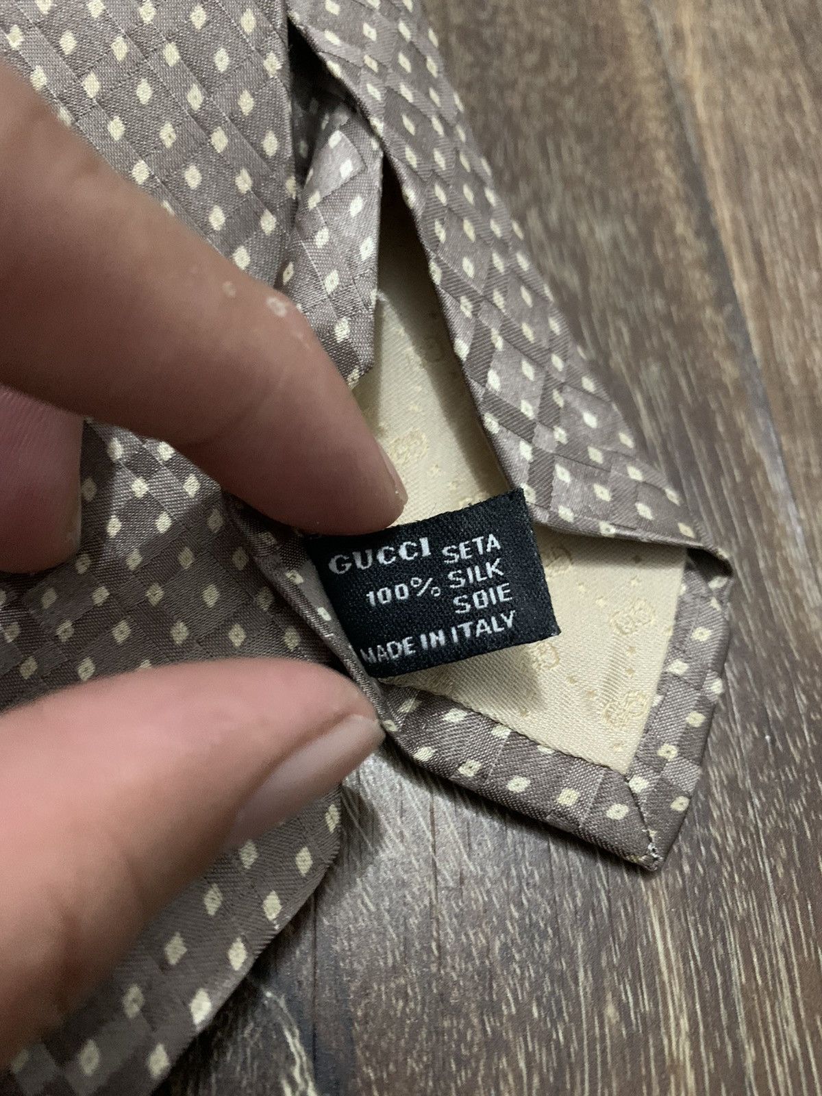 Gucci Gucci Printed Design Tie Size ONE SIZE - 2 Thumbnail