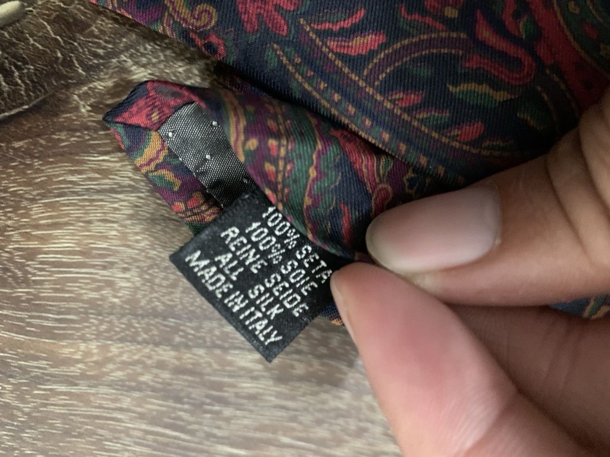 Yves Saint Laurent YSL Yves Saint Laurent Paisley Printed Design Tie Size ONE SIZE - 3 Thumbnail