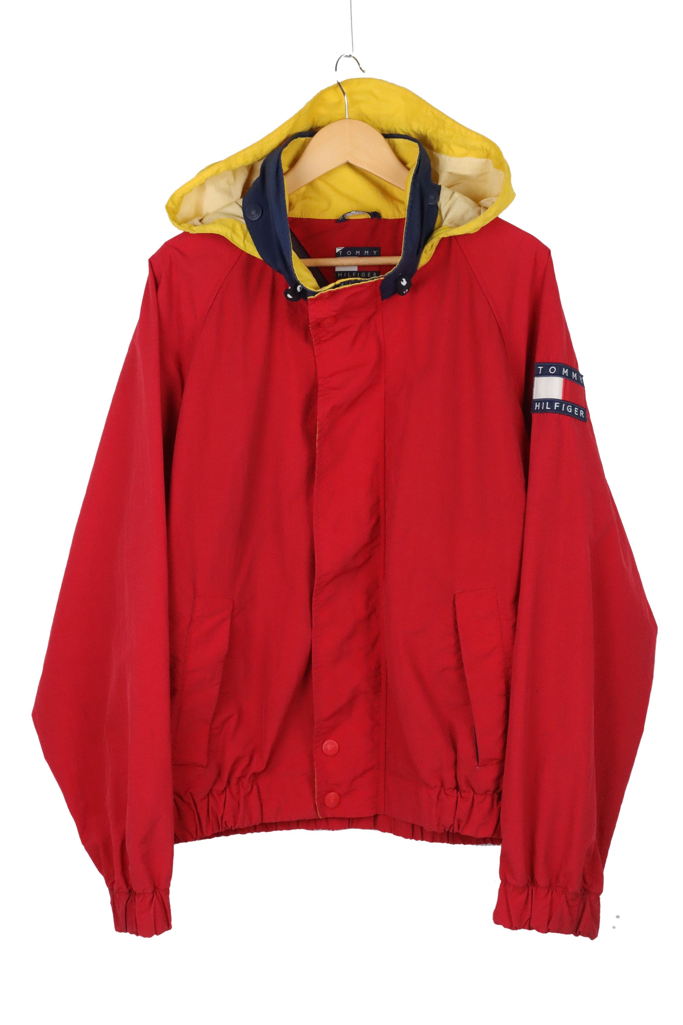 Vintage 90s 00s Denim Mark Colour Tommy Hilfiger Embroidered Hoodie L