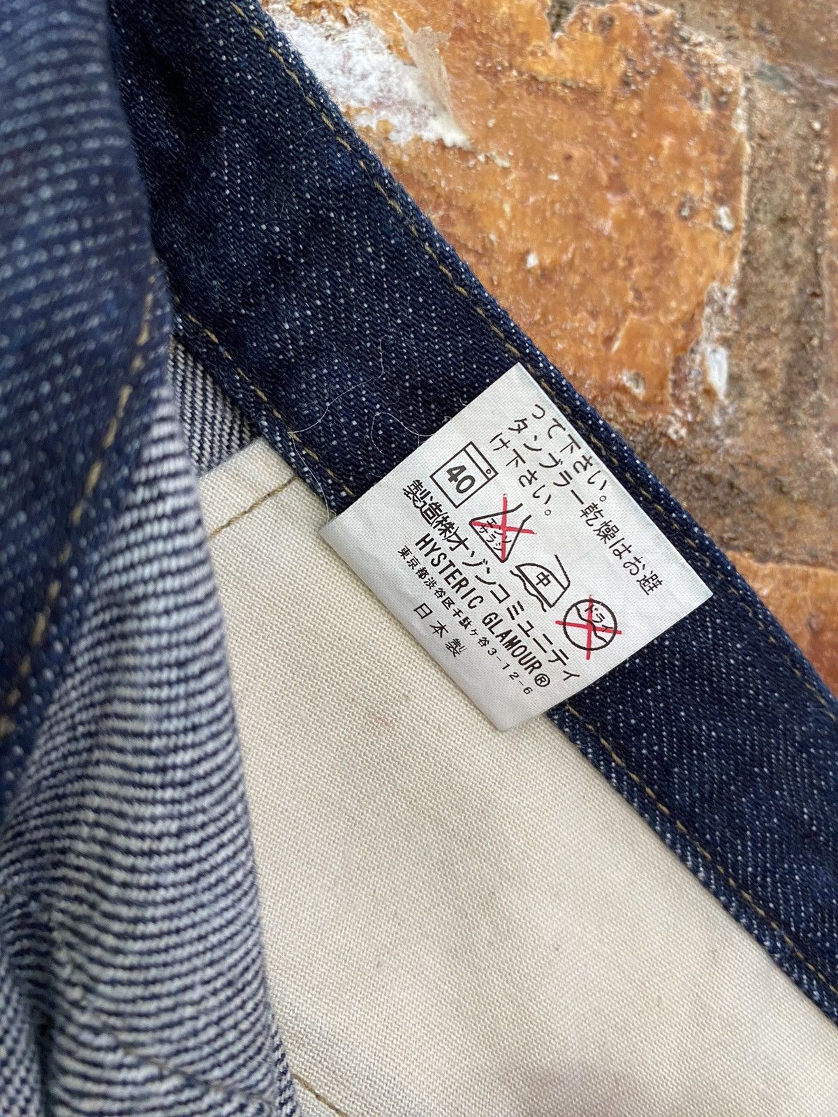Hysteric Glamour 90s punch Pocket center line Denim Size 30" / US 8 / IT 44 - 10 Thumbnail