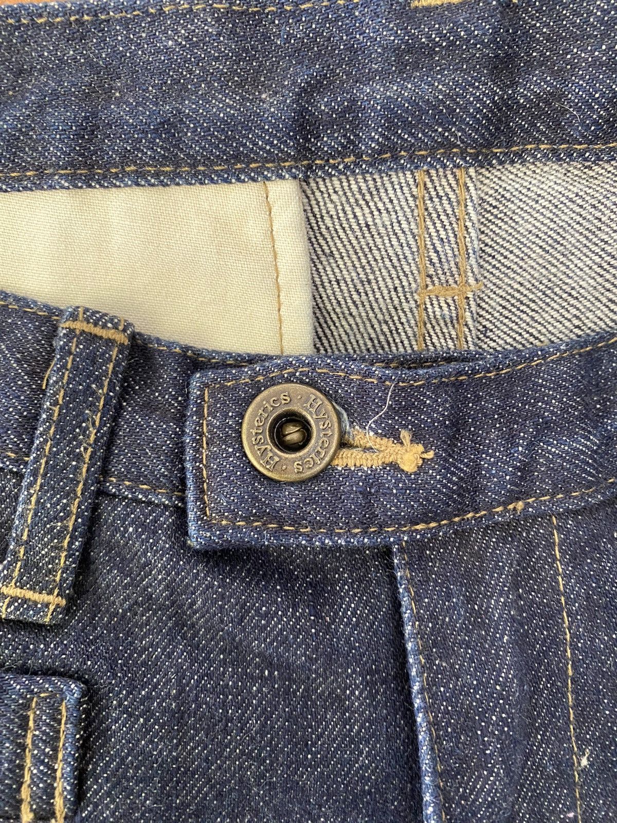 Hysteric Glamour 90s punch Pocket center line Denim Size 30" / US 8 / IT 44 - 5 Thumbnail
