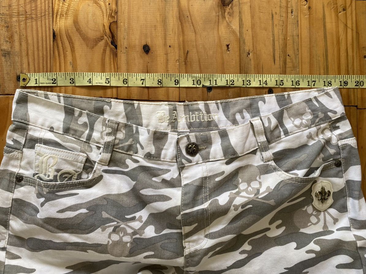 Japanese Brand BE Ambition Japan Cross, Skull and camo Hagi rider pants Size US 37 - 15 Thumbnail