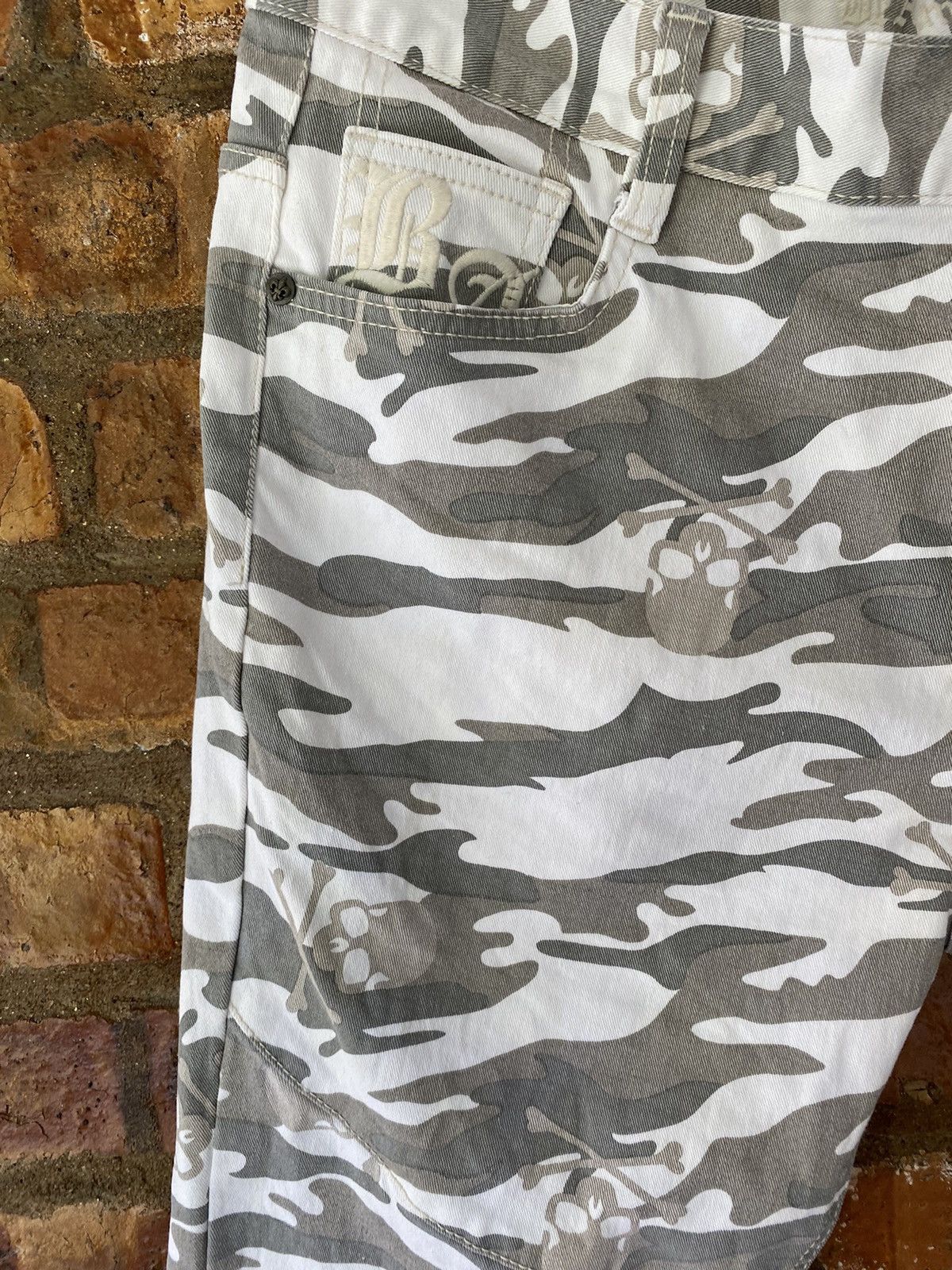 Japanese Brand BE Ambition Japan Cross, Skull and camo Hagi rider pants Size US 37 - 6 Thumbnail