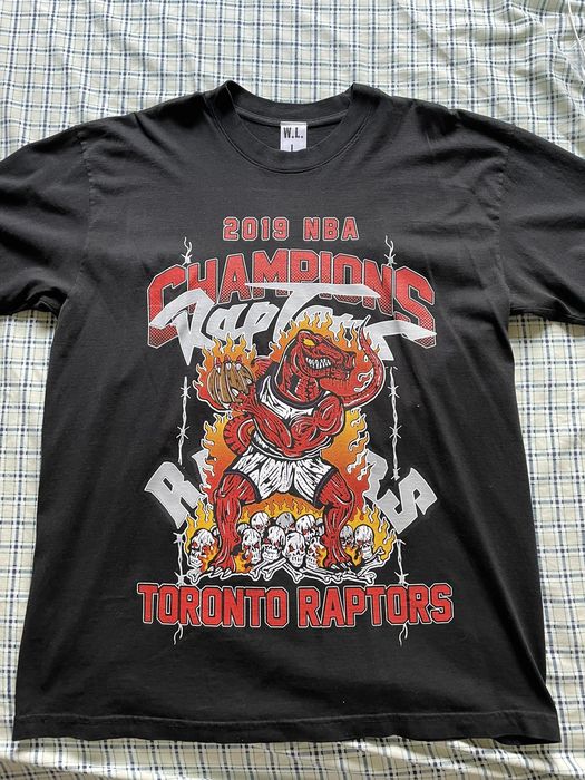 Warren Lotas NBA '19 Champions Toronto Raptors T-Shirt — Give Up The Good$