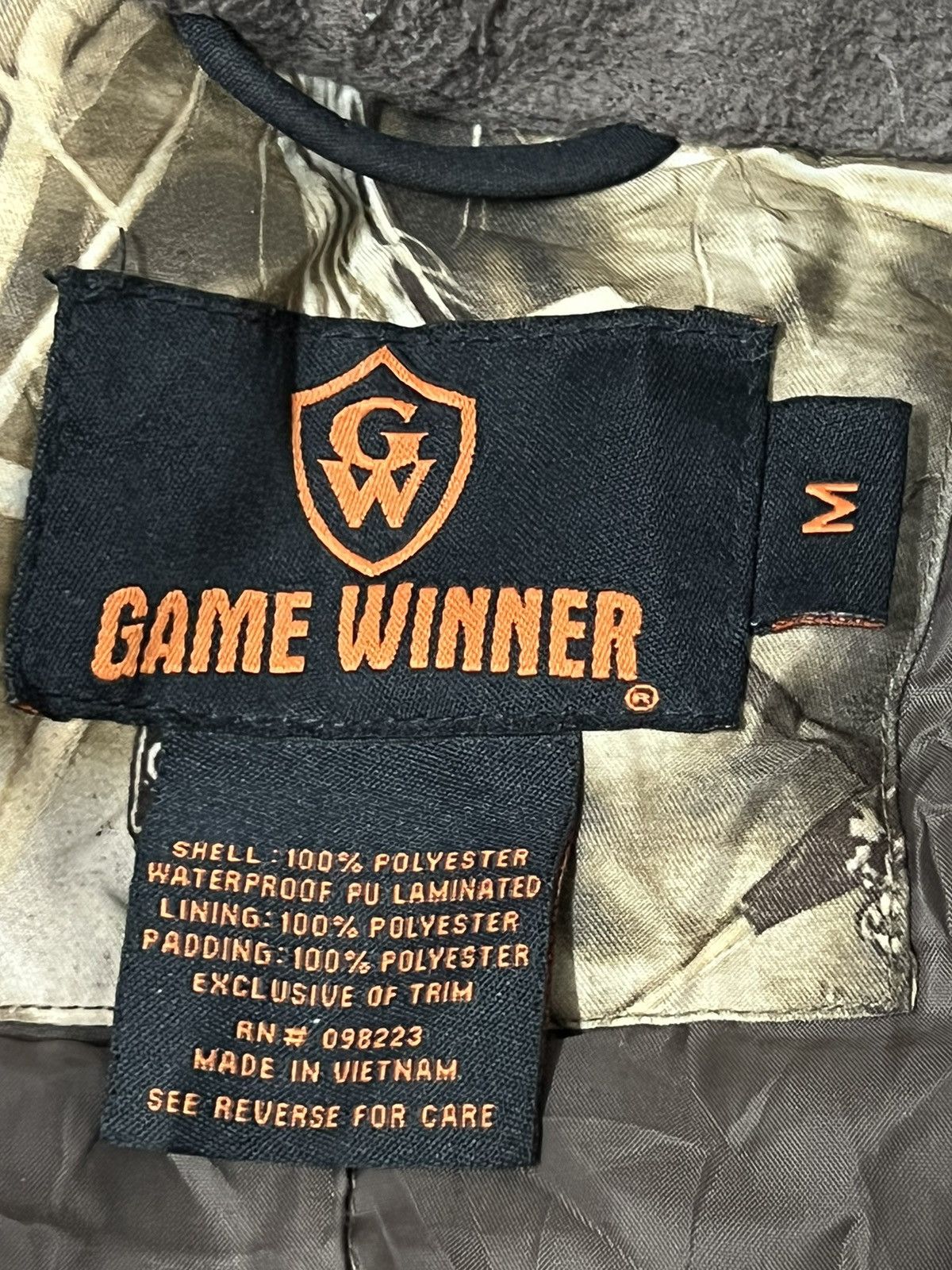 Vintage Game Winner Hunting Realtree Camo Full Zip Lined Size US M / EU 48-50 / 2 - 10 Thumbnail