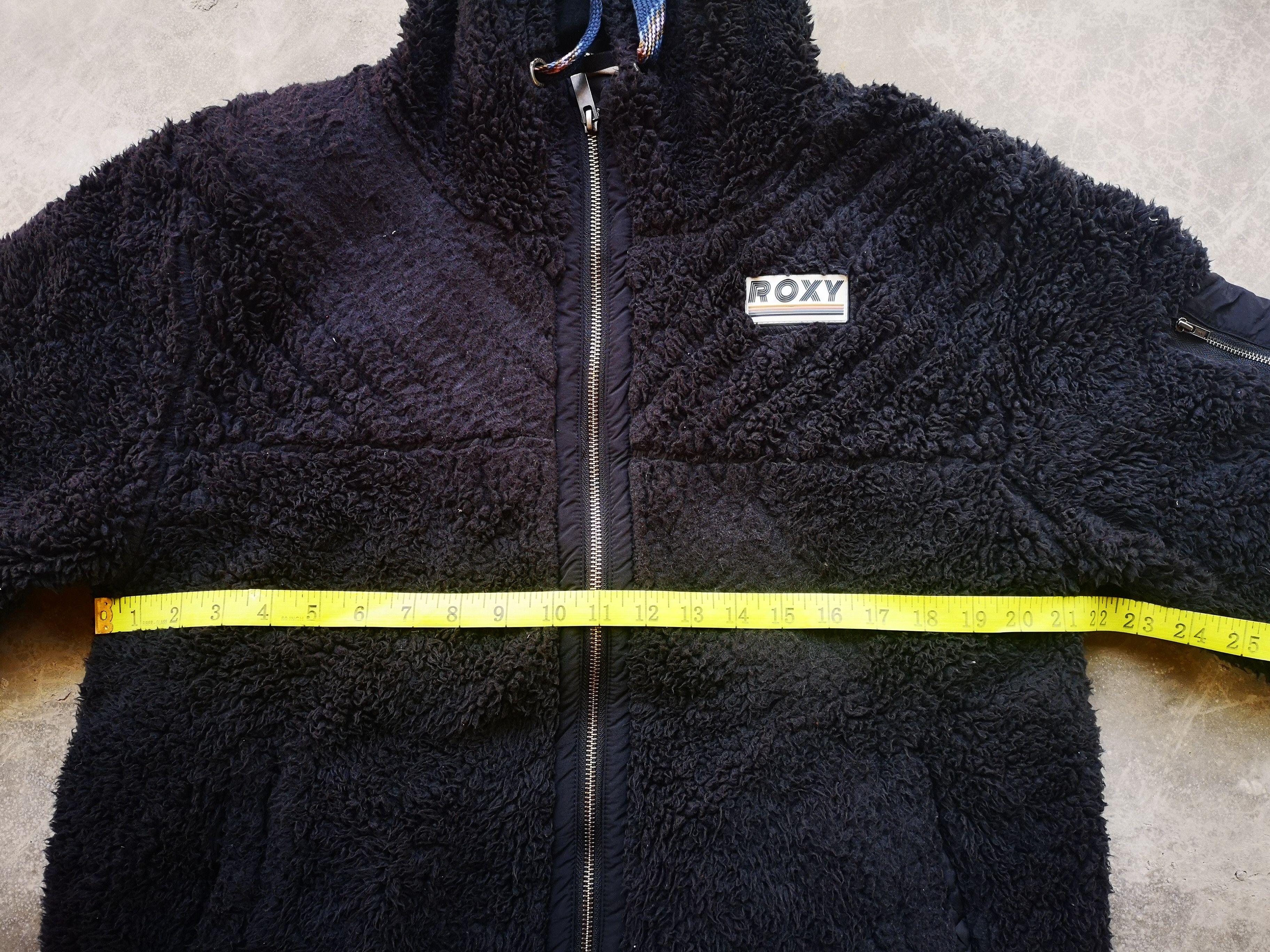 Japanese Brand × Vintage Roxy Sherpa Fleece Zipper Jacket Size L / US 10 / IT 46 - 12 Thumbnail