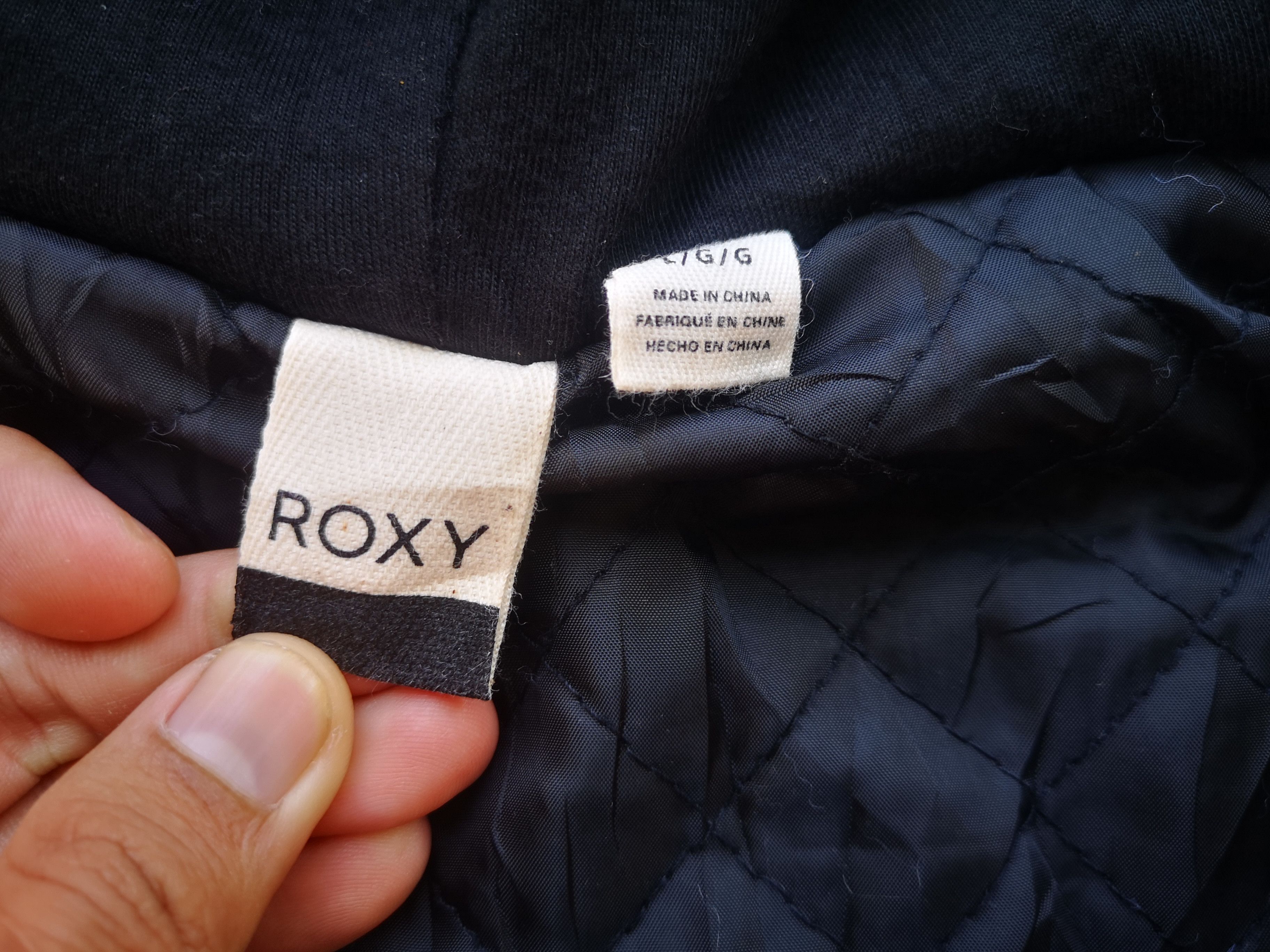Japanese Brand × Vintage Roxy Sherpa Fleece Zipper Jacket Size L / US 10 / IT 46 - 8 Thumbnail