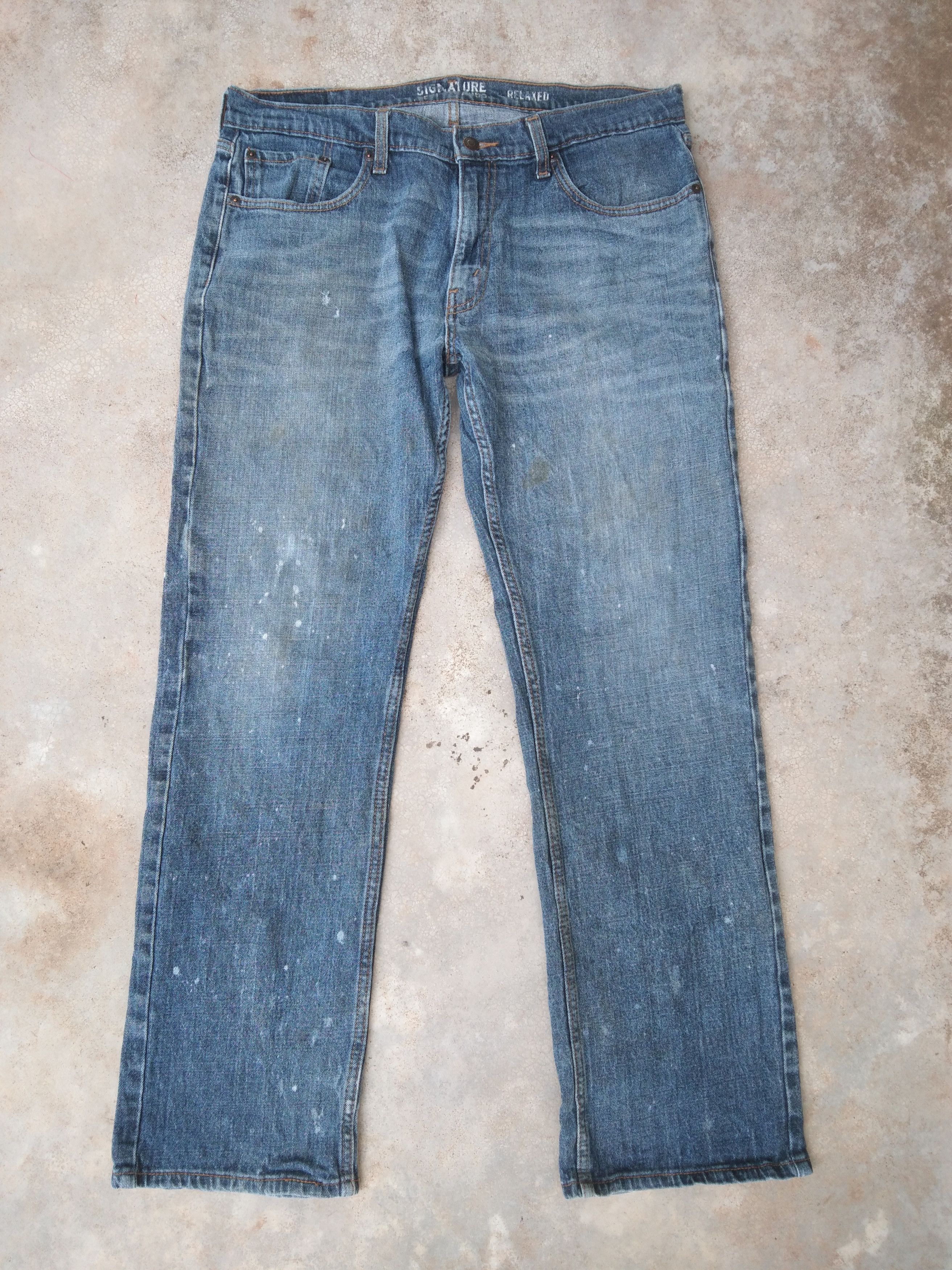 Vintage Levis Signature Relaxed Distressed Jeans 36x31