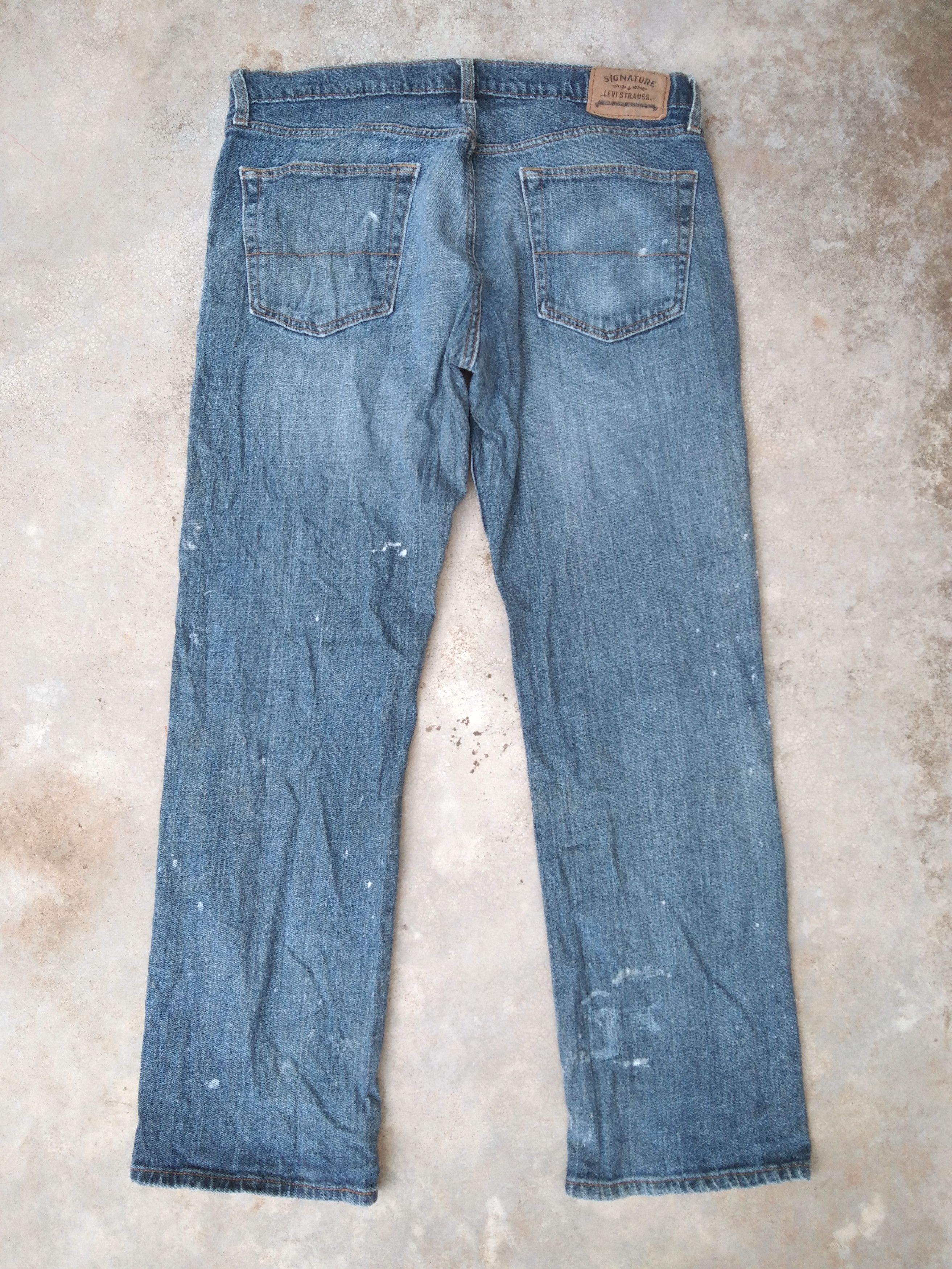Jean × Levi's × Vintage Vintage Levis Signature Relaxed Distressed Jeans 36x31 Size US 36 / EU 52 - 2 Thumbnail