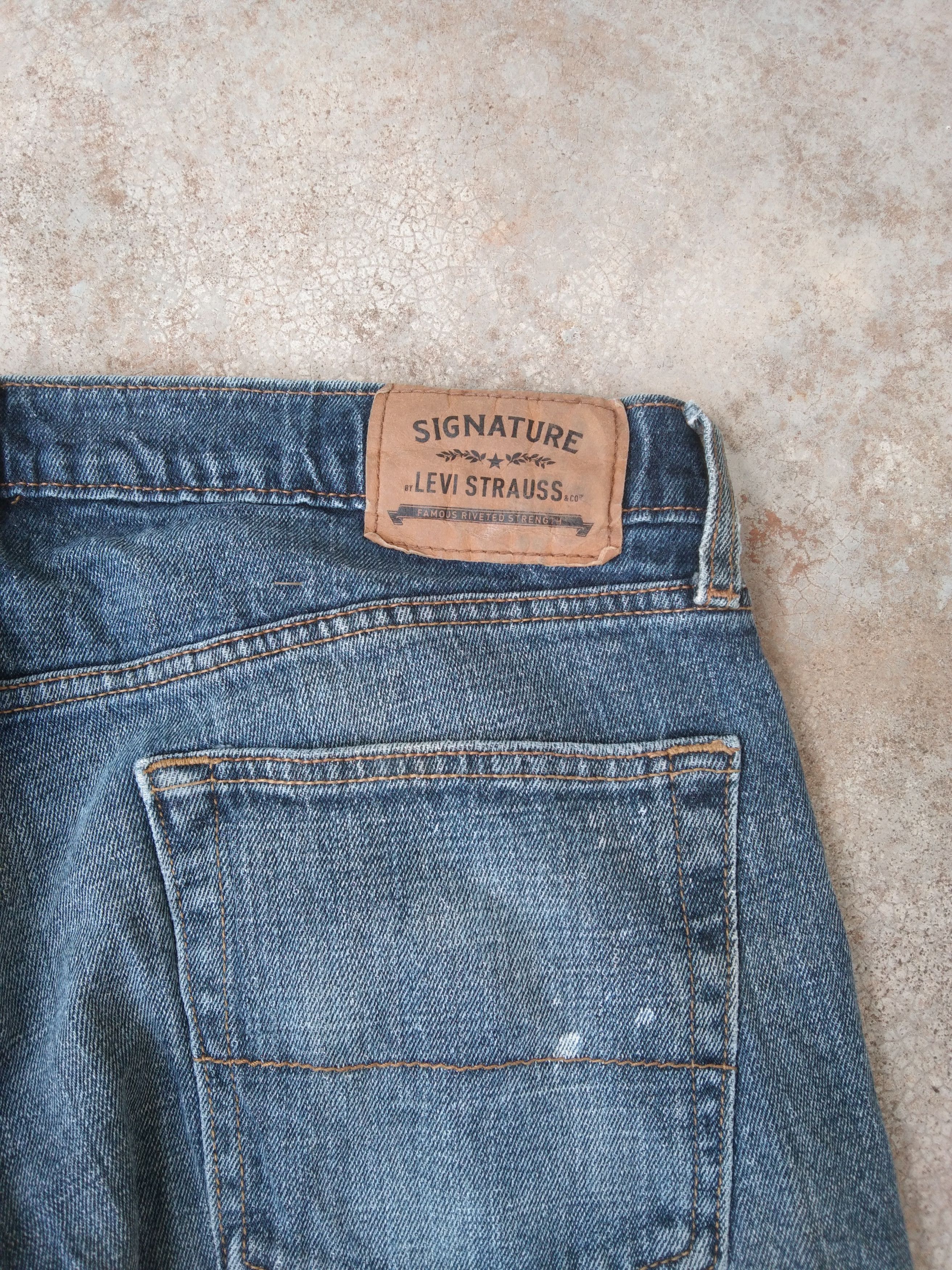 Jean × Levi's × Vintage Vintage Levis Signature Relaxed Distressed Jeans 36x31 Size US 36 / EU 52 - 5 Thumbnail