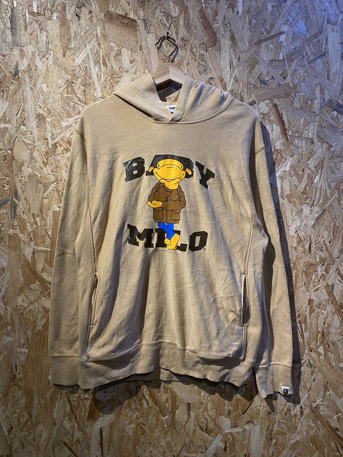 VINTAGE RARE OG BABY MILO BAPE HOODIE