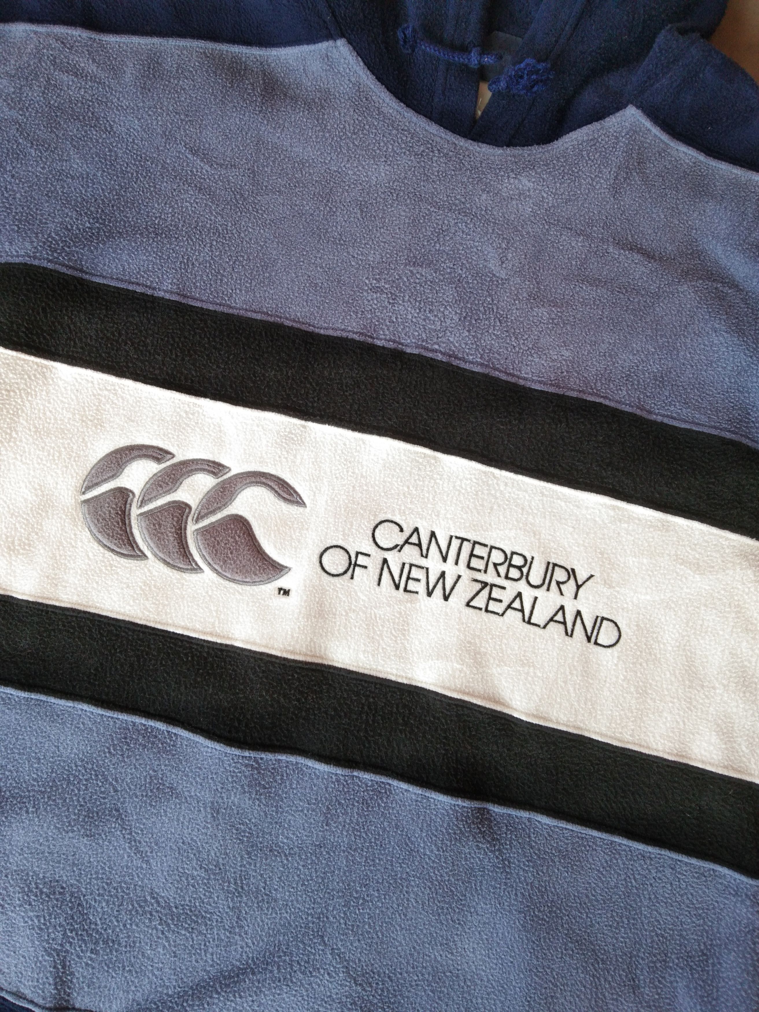 Canterbury of New Zealand 90s Canterbury Fleece Hoodie Multicolor Embroidered Big Logo Size US L / EU 52-54 / 3 - 4 Thumbnail