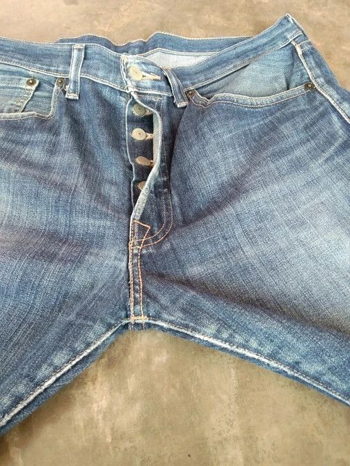 Levi's Vintage Levi's 501 Faded Blue Distressed Jeans 34x32 Size US 34 / EU 50 - 6 Thumbnail