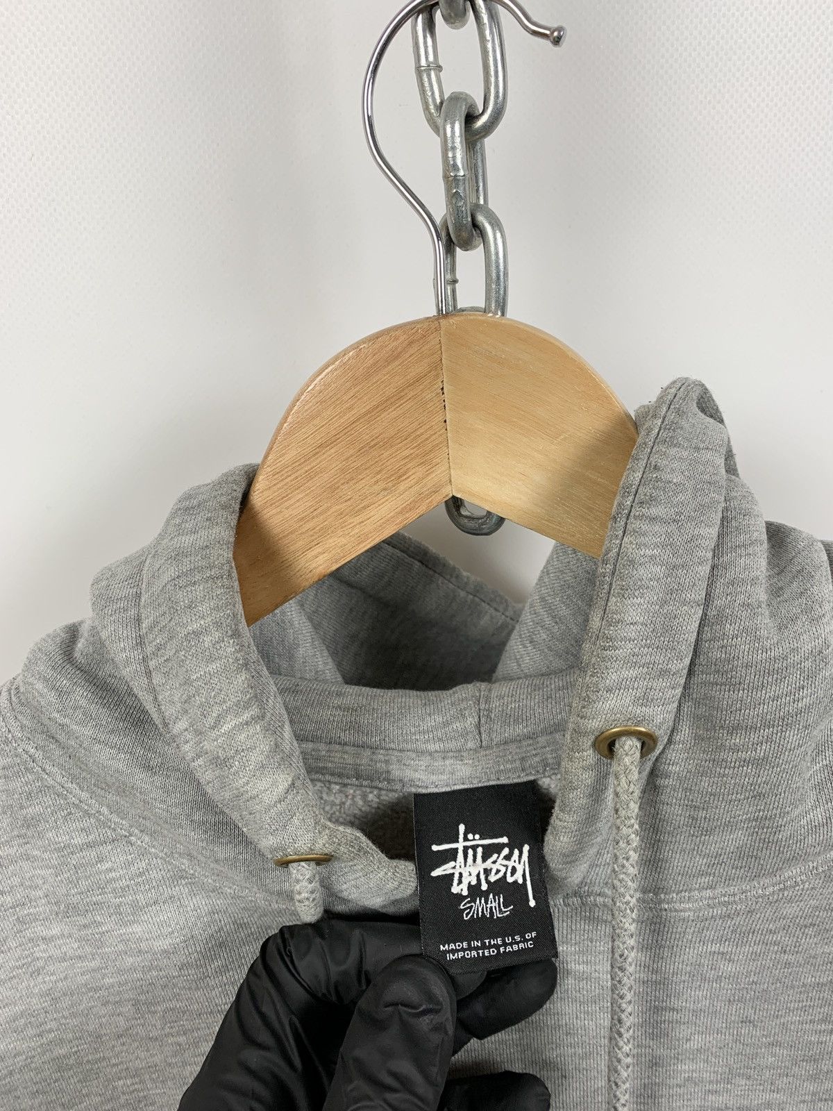 Stussy 00s Vintage Stussy Roots Reggae Surf Logo Grey Hoodie Size US S / EU 44-46 / 1 - 16 Thumbnail
