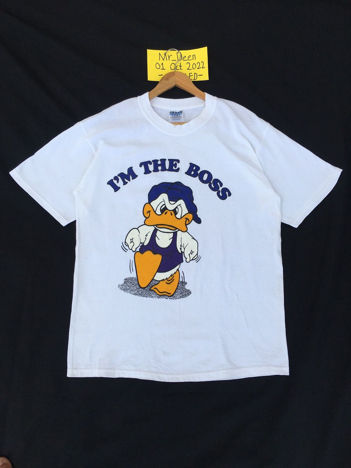 Disney Rare Vintage Donald Duck Im The Boss Tshirt Size US L / EU 52-54 / 3 - 2 Thumbnail