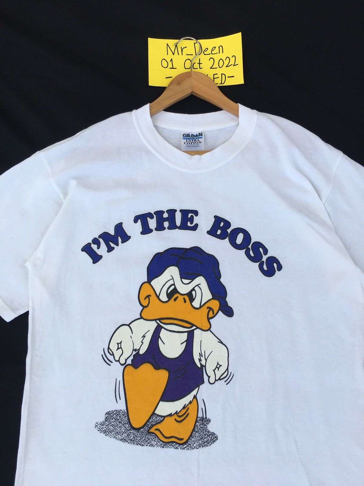 Disney Rare Vintage Donald Duck Im The Boss Tshirt Size US L / EU 52-54 / 3 - 1 Thumbnail