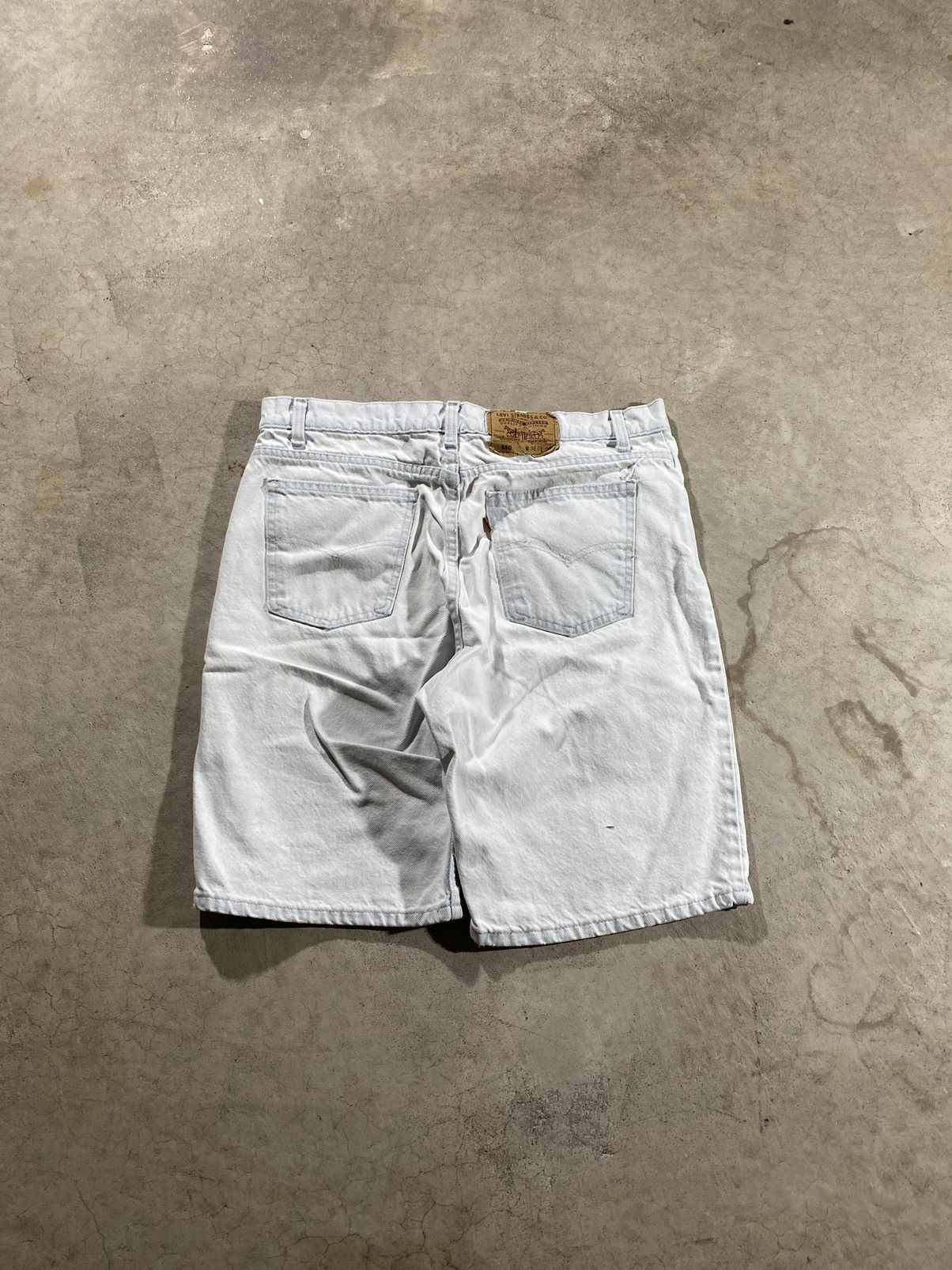 Levi's × Vintage Vintage 90’s Levis Orange Tab Denim Shorts Made in USA Size US 34 / EU 50 - 2 Thumbnail