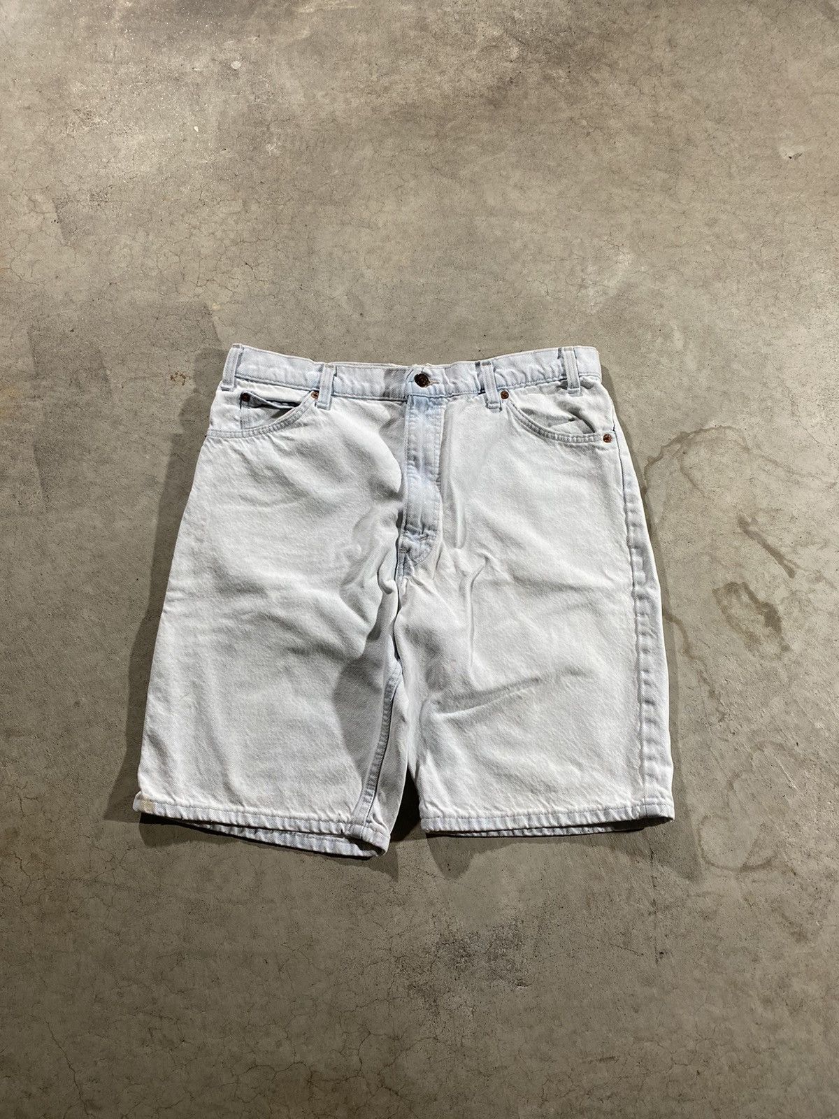 Levi's × Vintage Vintage 90’s Levis Orange Tab Denim Shorts Made in USA Size US 34 / EU 50 - 1 Thumbnail