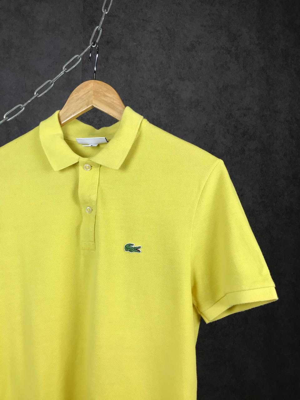 Lacoste Lacoste luxury streetwear yellow polo tee Size US S / EU 44-46 / 1 - 2 Thumbnail