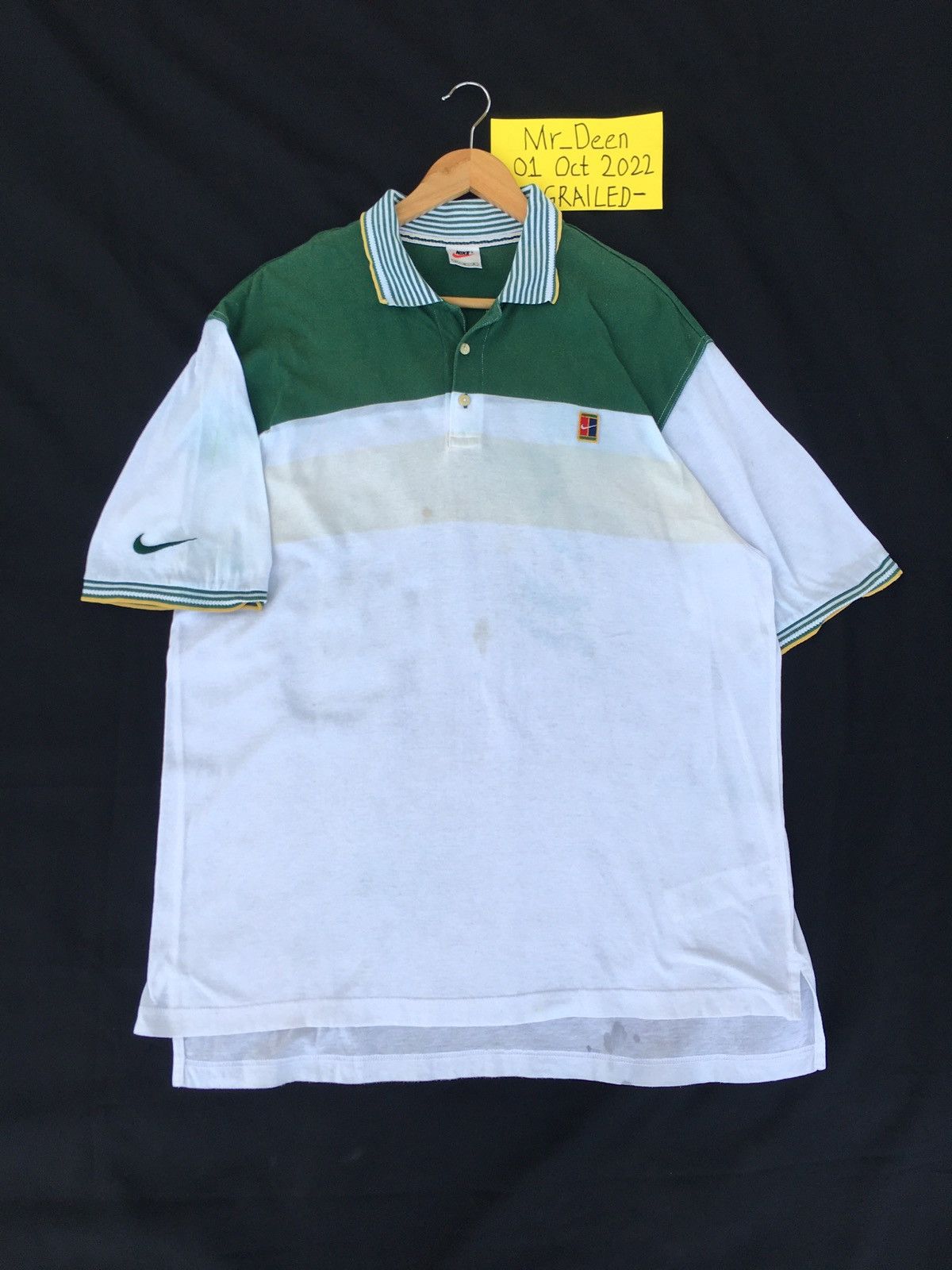 Nike Vintage Nike Swoosh Logo Polo Shirt Size US L / EU 52-54 / 3 - 2 Thumbnail