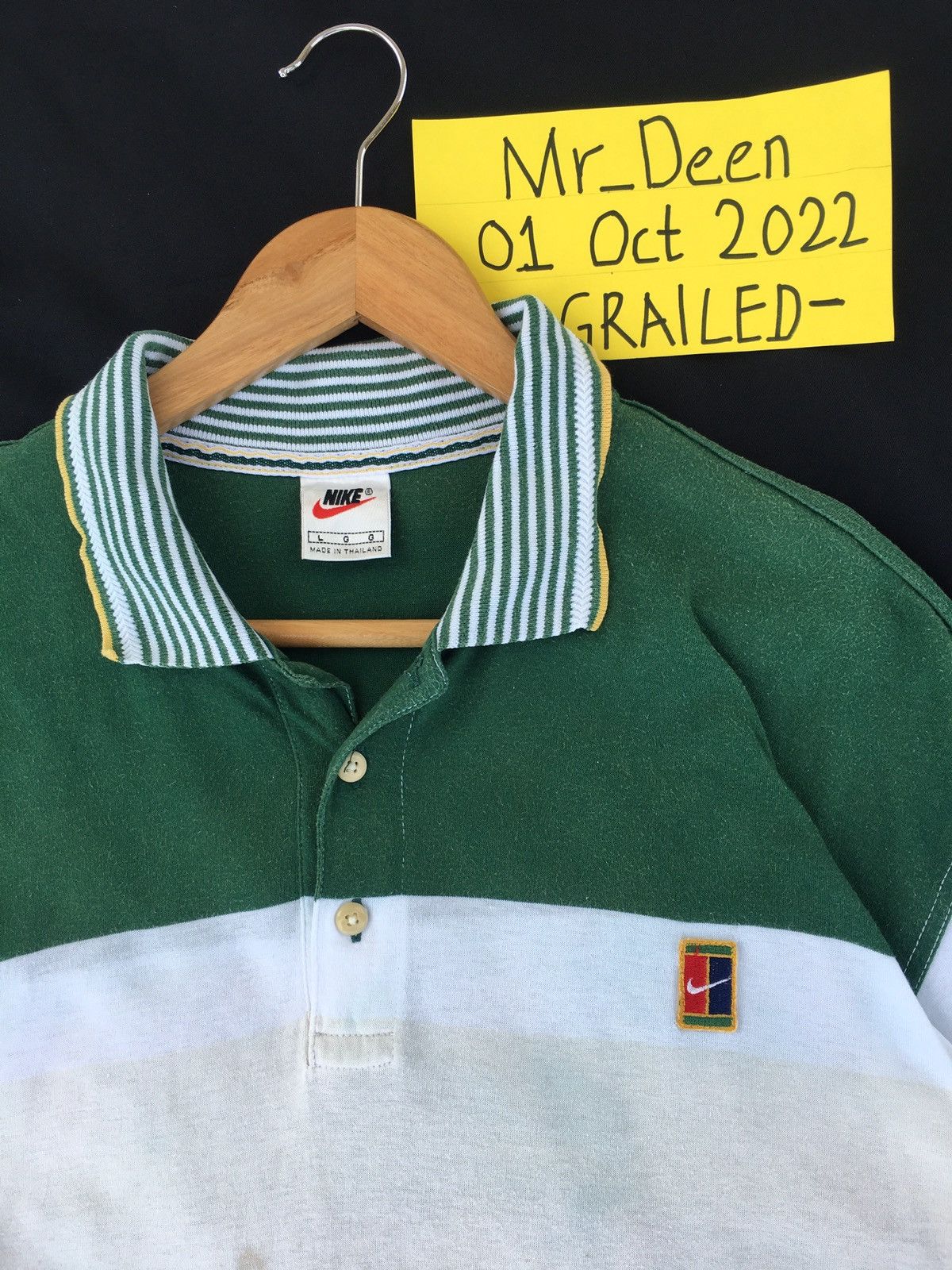 Nike Vintage Nike Swoosh Logo Polo Shirt Size US L / EU 52-54 / 3 - 5 Thumbnail