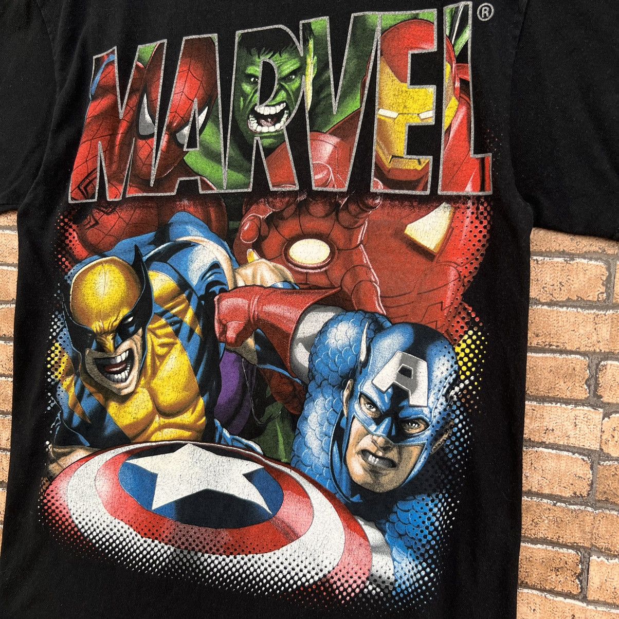 Marvel Comics × Vintage × Wolverine Vintage Marvel Crazy Graphic Tee Size US M / EU 48-50 / 2 - 2 Thumbnail