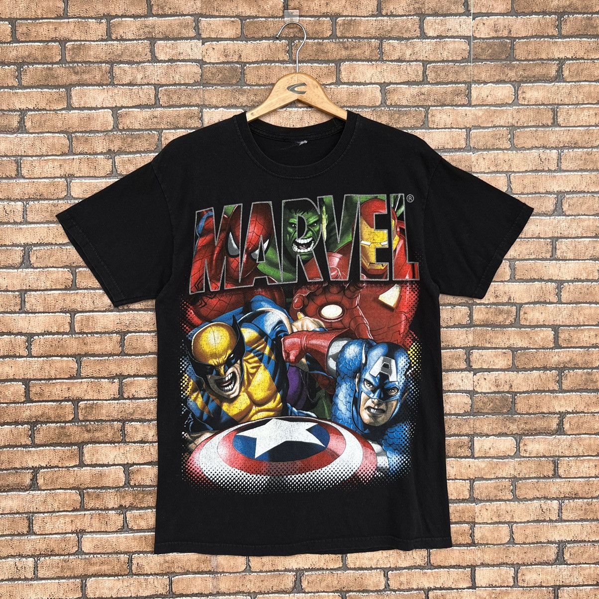 Marvel Comics × Vintage × Wolverine Vintage Marvel Crazy Graphic Tee Size US M / EU 48-50 / 2 - 1 Thumbnail