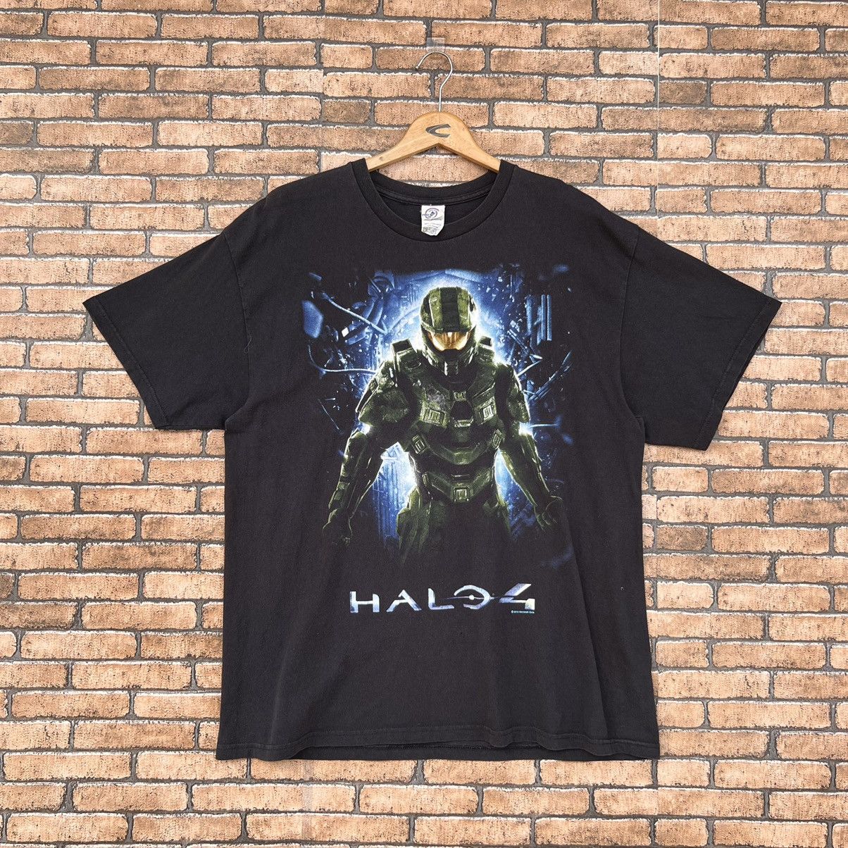 Microsoft × Vintage Vintage Y2K Halo 4 Video Games PromoT Shirt Size US XL / EU 56 / 4 - 1 Thumbnail