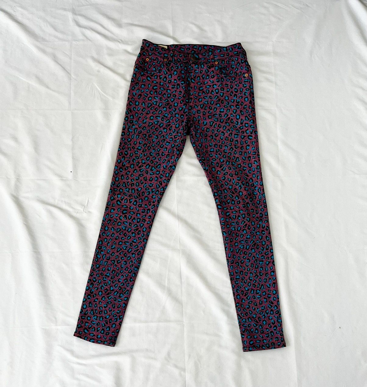 Gucci Skinny Leopard Print Jeans, 2019 Cruise Collection Size US 32 / EU 48 - 1 Thumbnail
