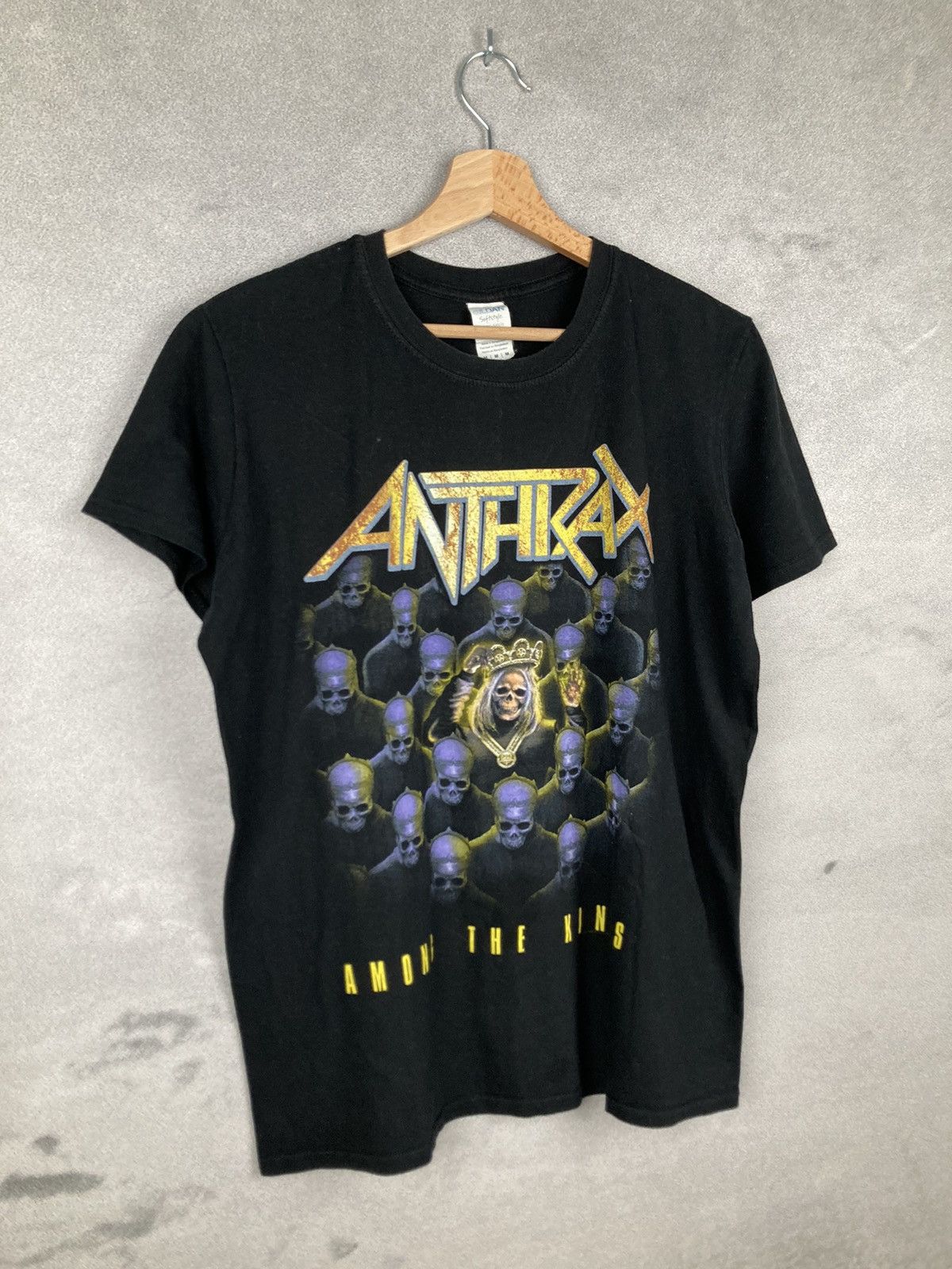Band Tees Vintage Anthrax Rock Band Tee Punk Graphic Size US M / EU 48-50 / 2 - 2 Thumbnail