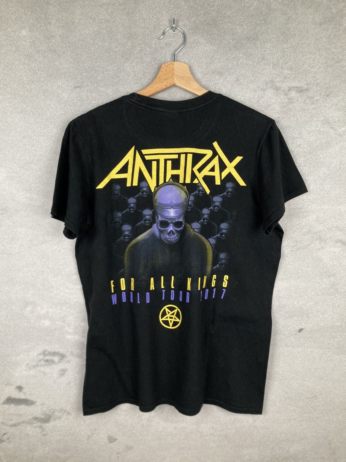 Band Tees Vintage Anthrax Rock Band Tee Punk Graphic Size US M / EU 48-50 / 2 - 3 Thumbnail