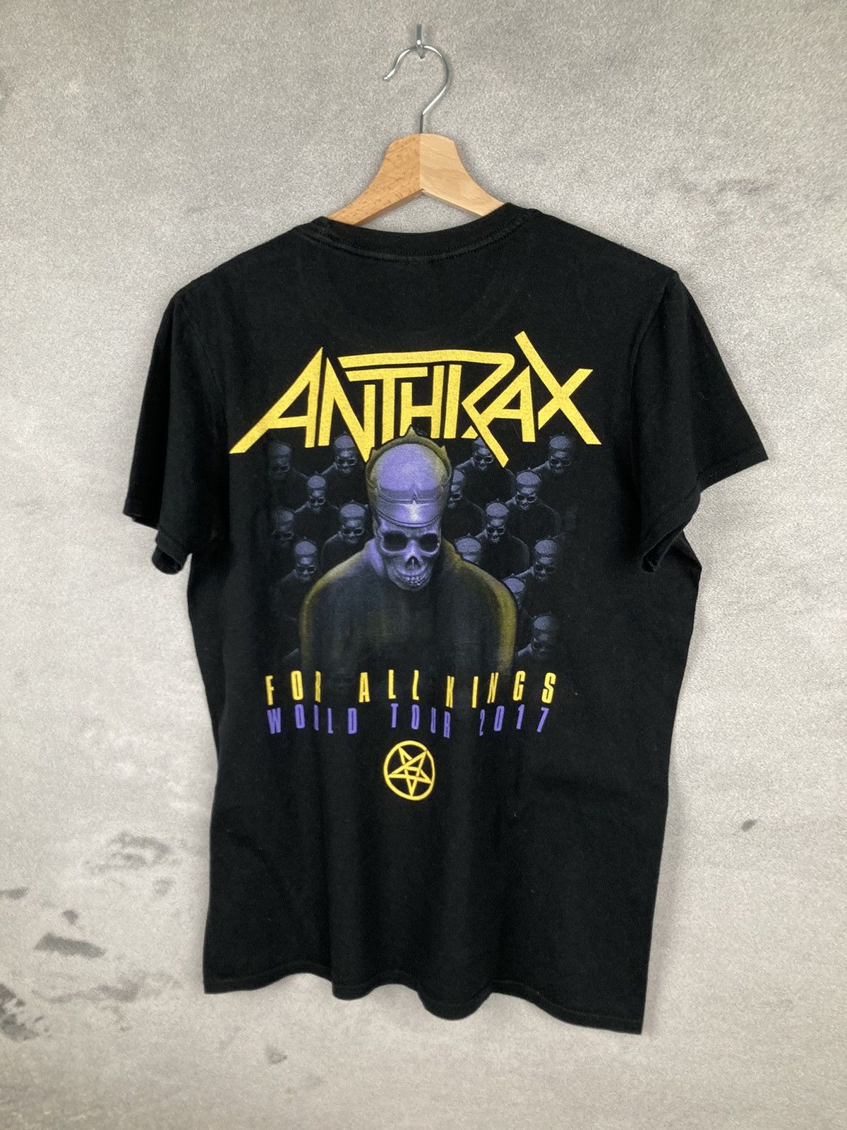 Band Tees Vintage Anthrax Rock Band Tee Punk Graphic Size US M / EU 48-50 / 2 - 4 Thumbnail