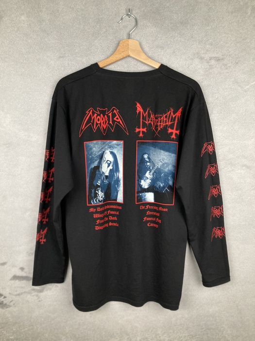 Vintage Morbid Mayhem Vintage Dark Metal Band Longsleeve Hardcore | Grailed