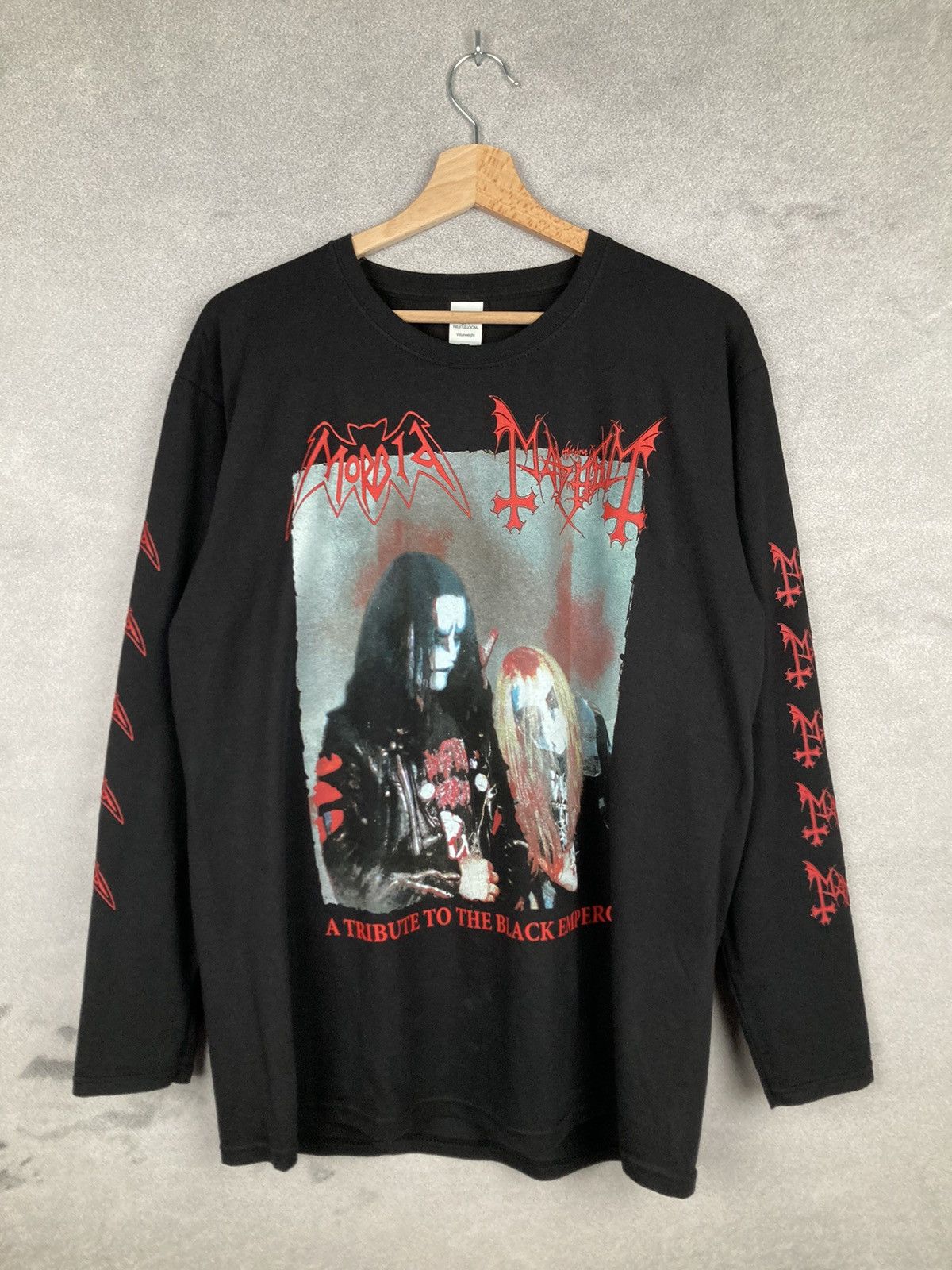 Vintage Morbid Mayhem Vintage Dark Metal Band Longsleeve Hardcore | Grailed