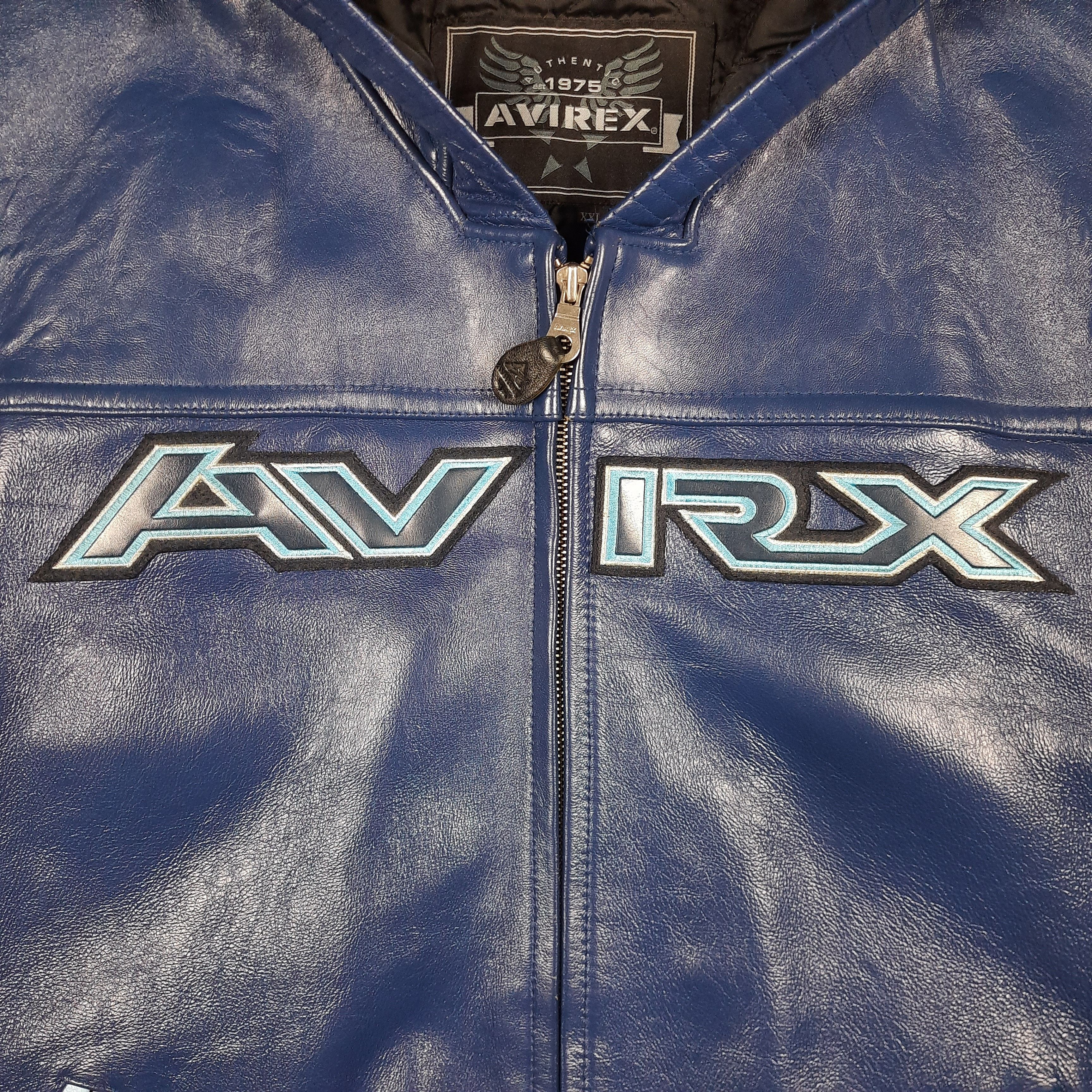 Avirex × Rap Tees Rare Avirex Hooded Leather Jacket Size US XXL / EU 58 / 5 - 4 Thumbnail