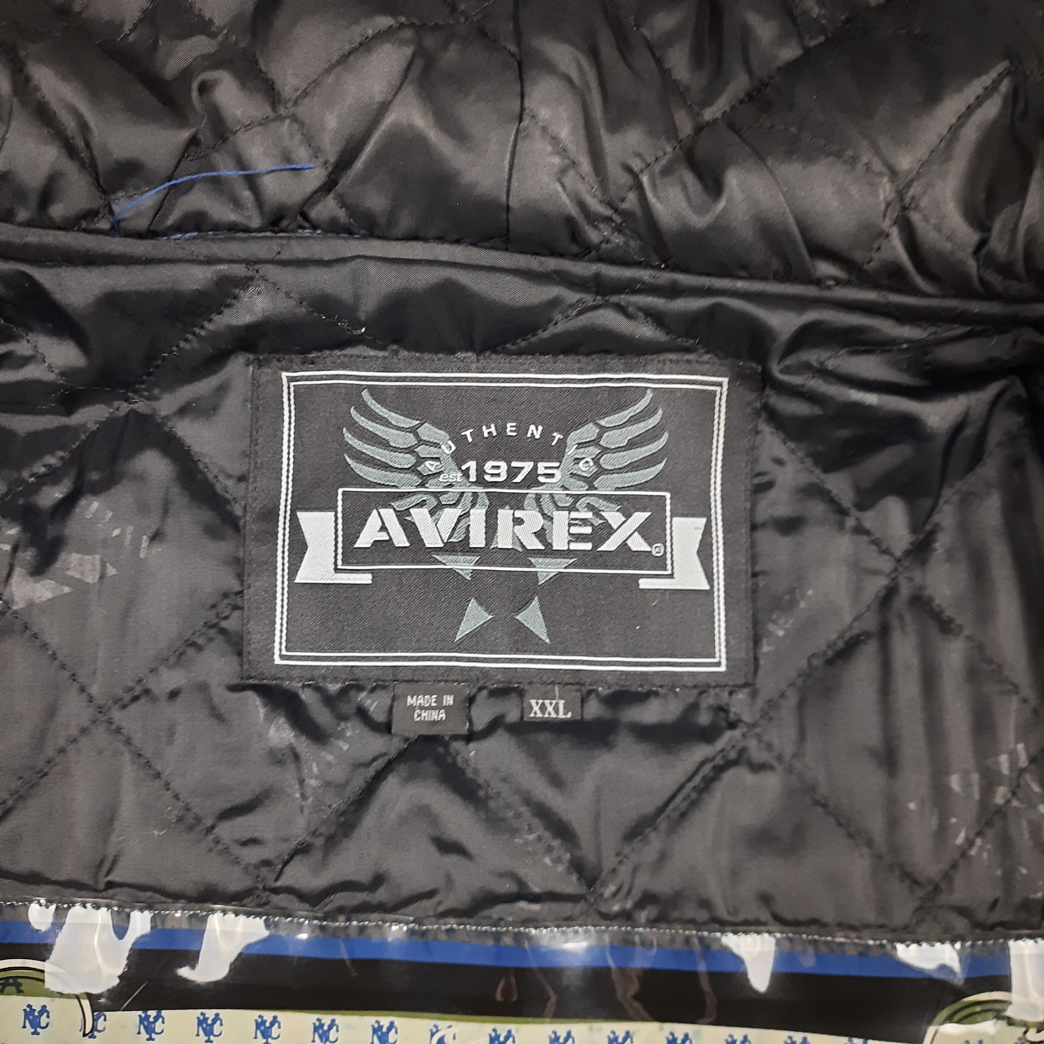 Avirex × Rap Tees Rare Avirex Hooded Leather Jacket Size US XXL / EU 58 / 5 - 10 Thumbnail