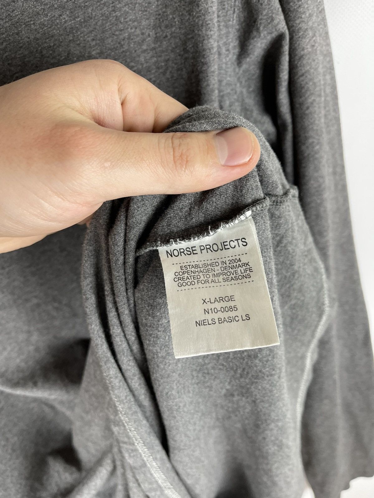 Norse Projects Norse Projects Niels Basic long sleeve tee shirts Size US XL / EU 56 / 4 - 11 Thumbnail