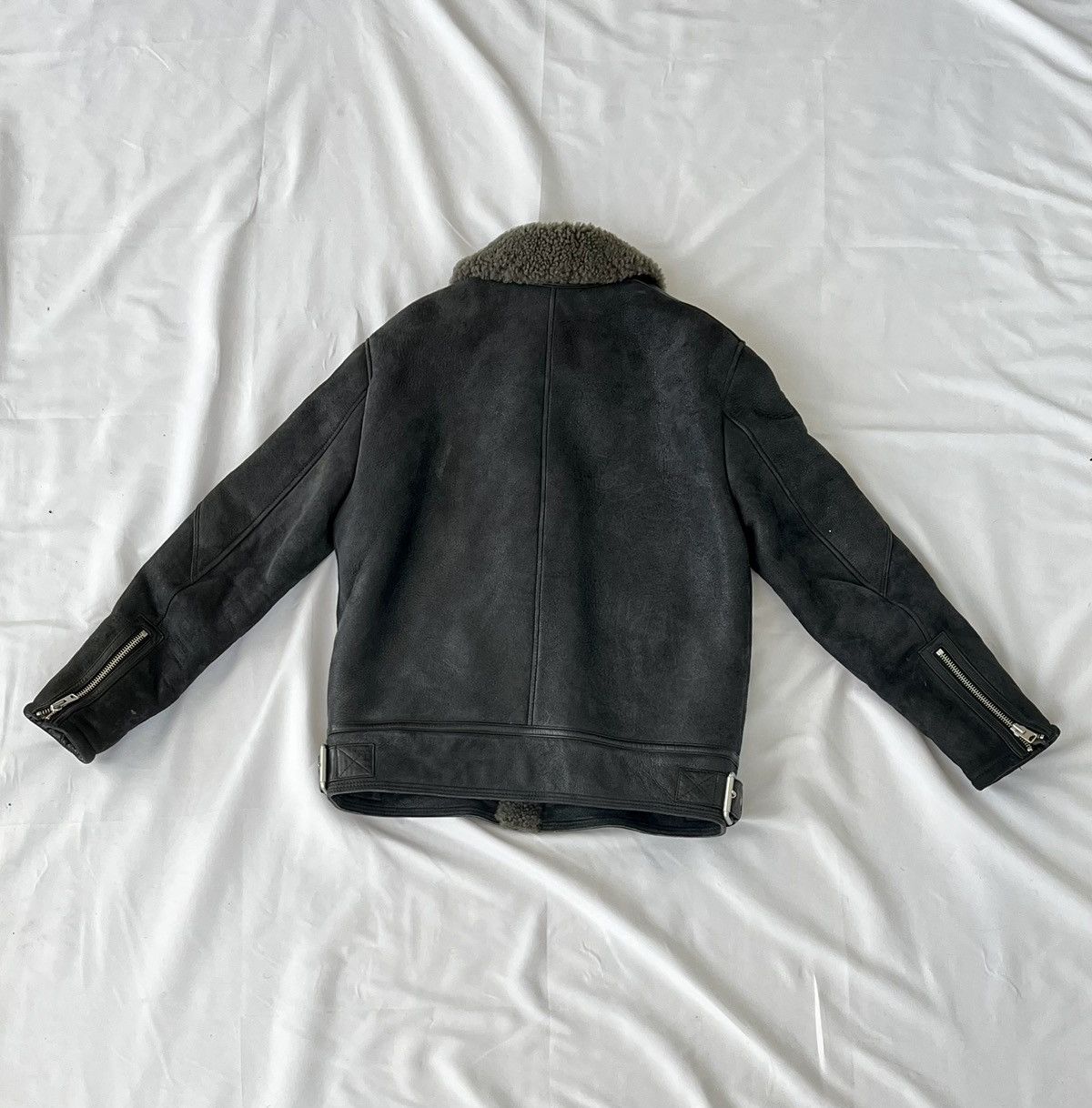 Allsaints Lowell Shearling Jacket Grailed