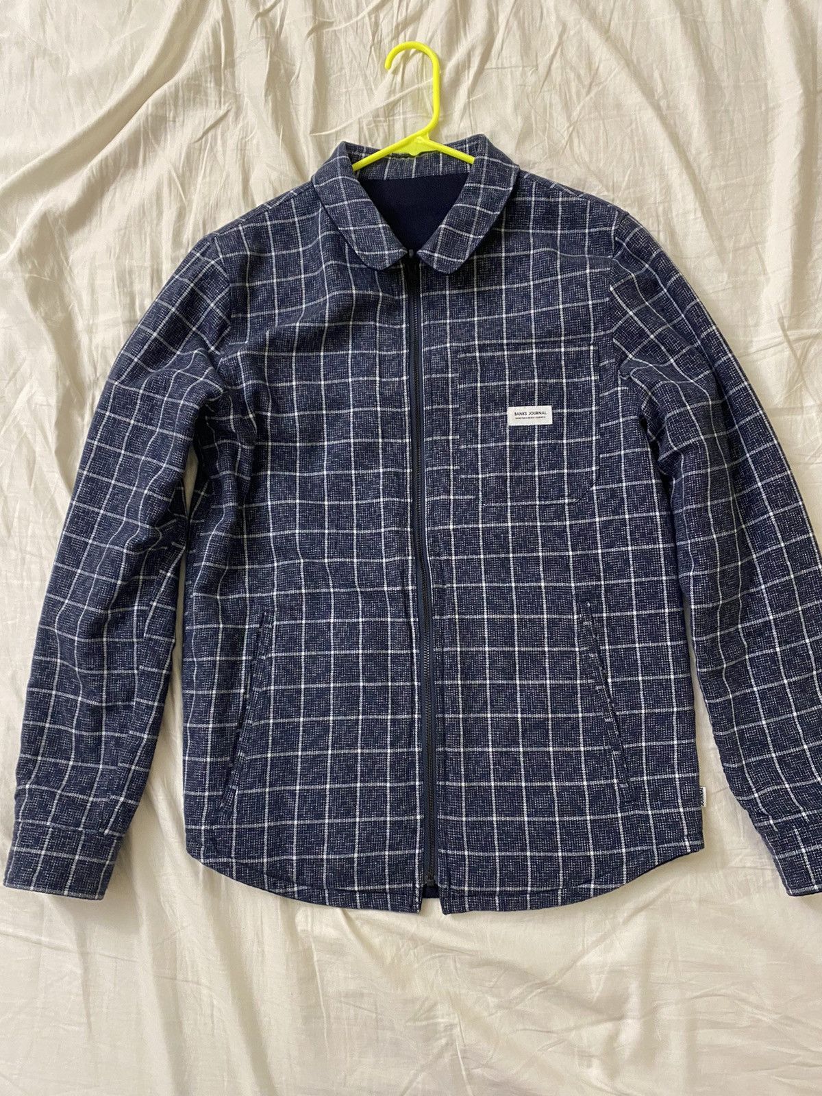REVERSIBLE BLAZERxFLANNEL BANKS JOURNAL WORK JACKET