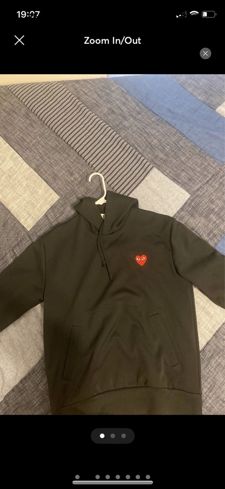 comme des garçons jersey hoodie