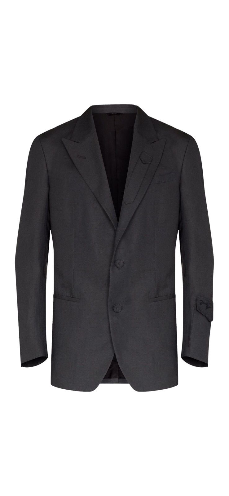 Fendi Embroidered Single Breasted Blazer