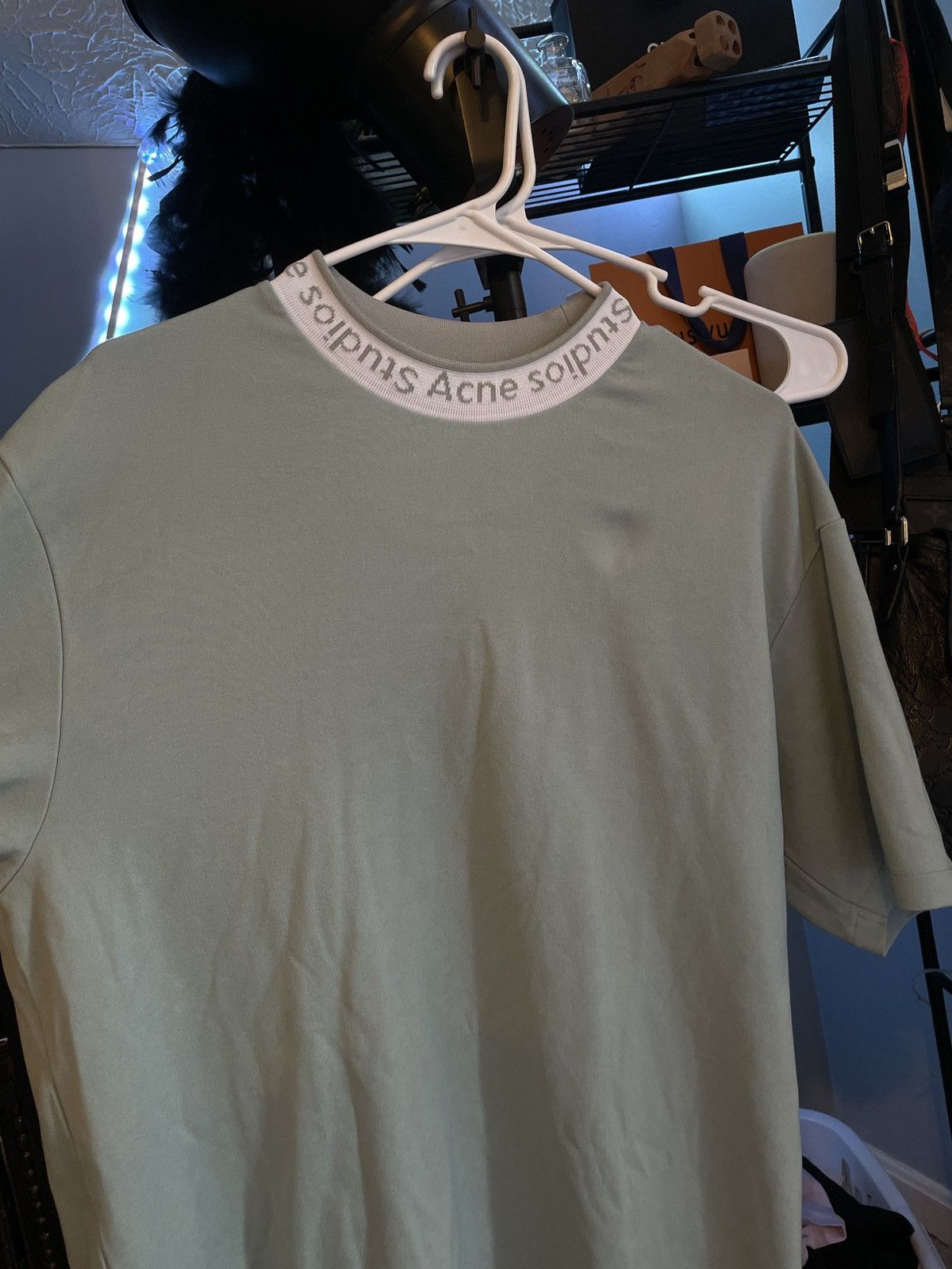 Acne Studios Logo Neck Tee